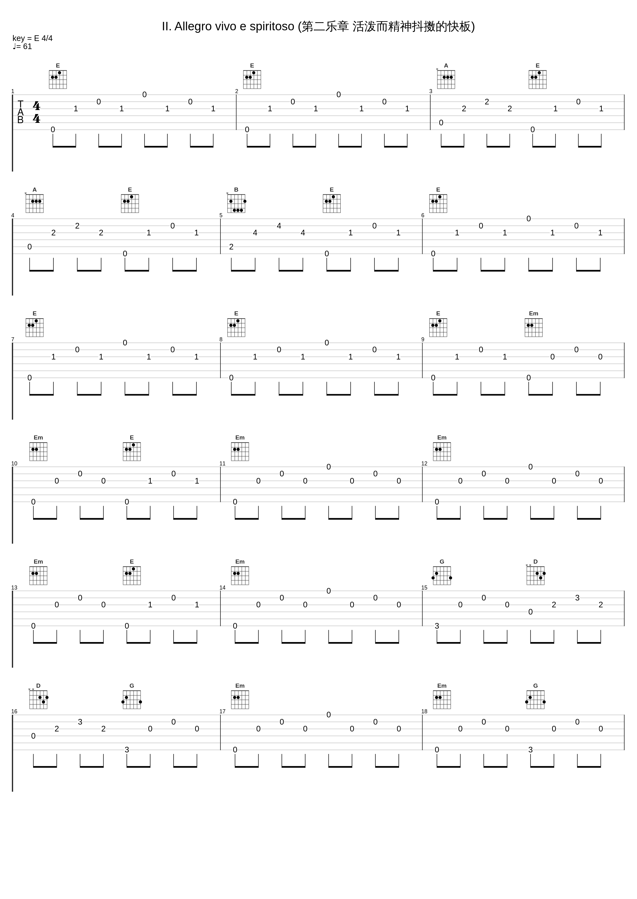 II. Allegro vivo e spiritoso (第二乐章 活泼而精神抖擞的快板)_Maurizio Preda,Luigi Alberto Bianchi_1