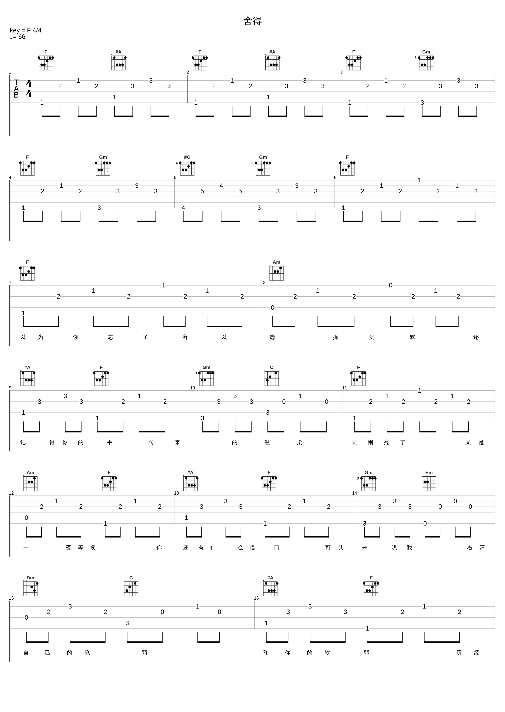 舍得_郑秀文_1