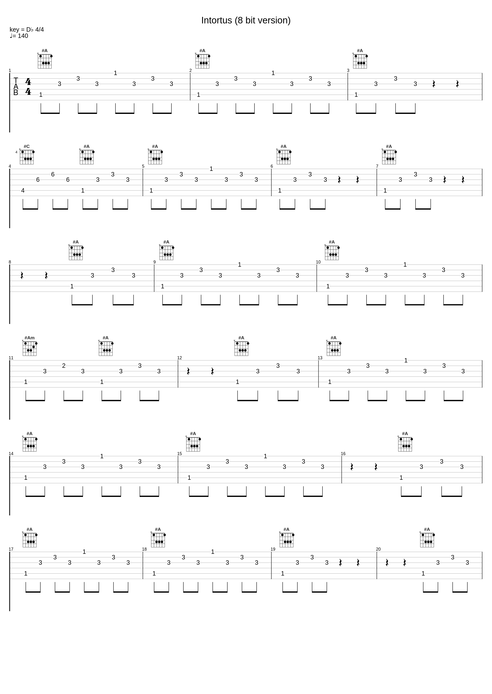 Intortus (8 bit version)_I Built The Sky_1