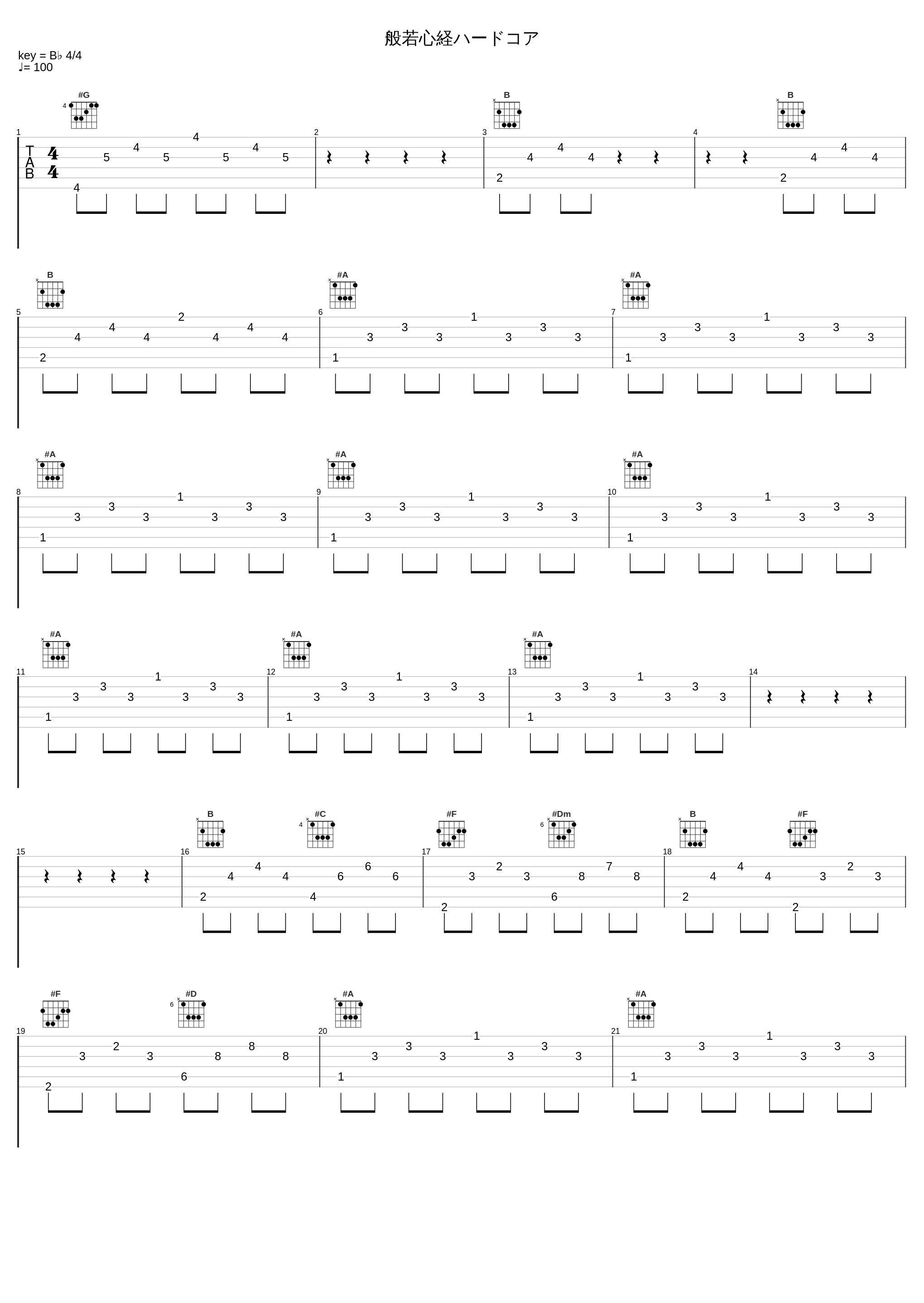 般若心経ハードコア_鬱P_1