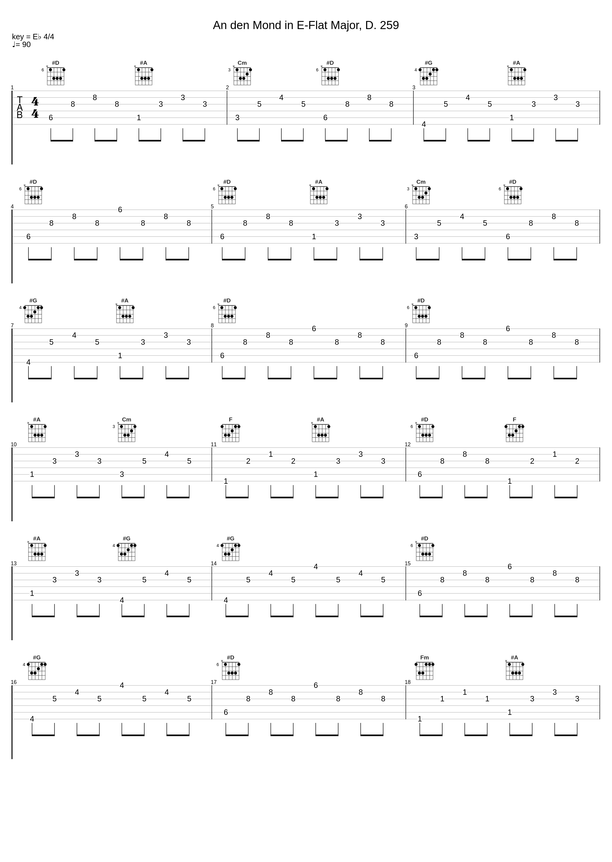 An den Mond in E-Flat Major, D. 259_Peter Thomas,Fred Thomas_1