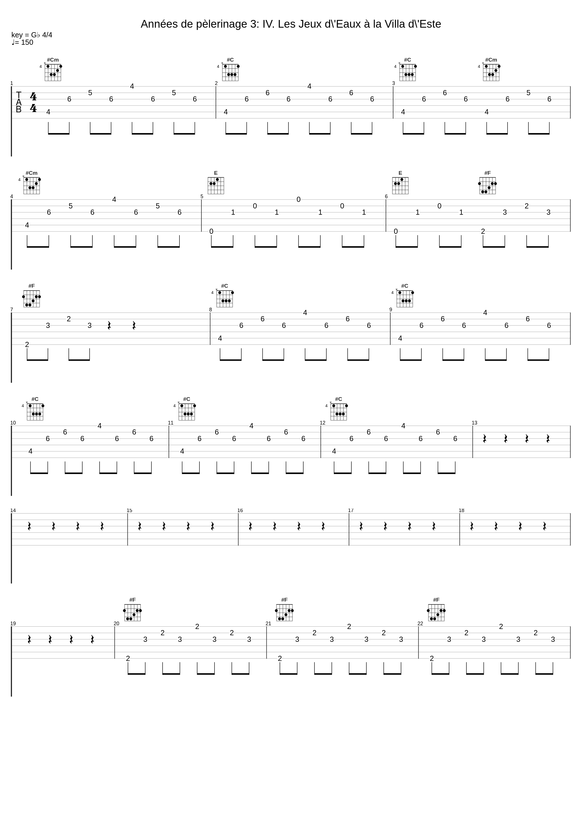 Années de pèlerinage 3: IV. Les Jeux d\'Eaux à la Villa d\'Este_Daniel Grimwood,Franz Liszt_1