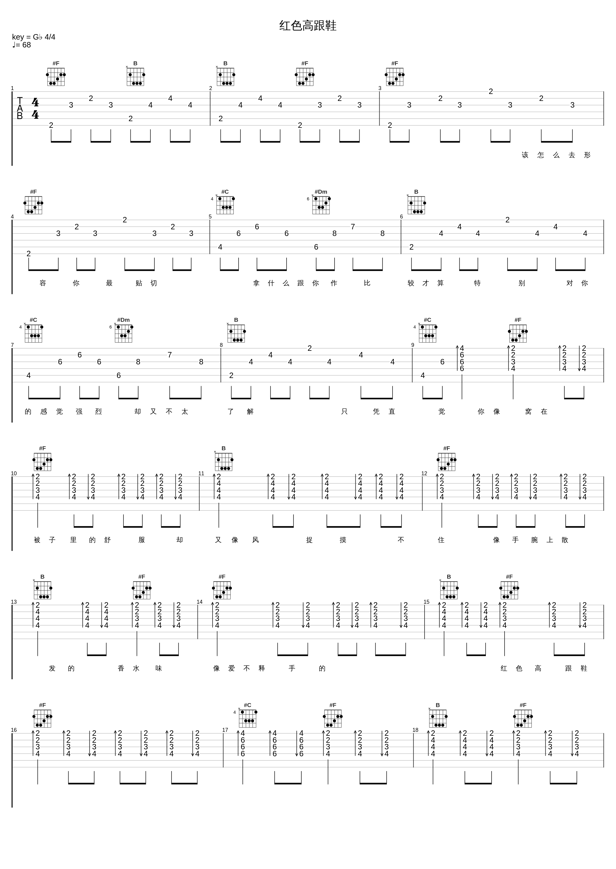 红色高跟鞋_陈洁仪_1