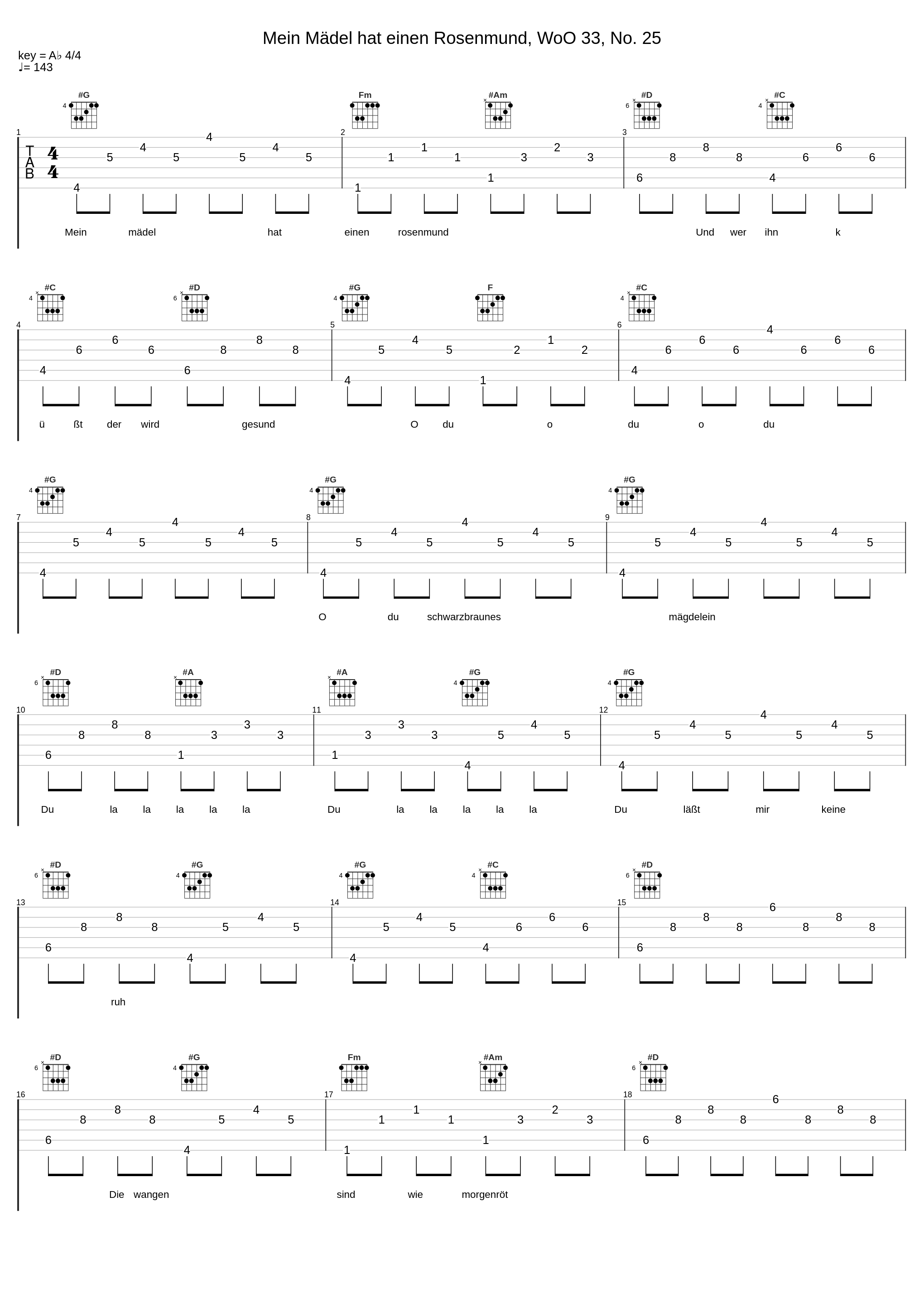 Mein Mädel hat einen Rosenmund, WoO 33, No. 25_Benjamin Appl,Johannes Brahms,James Baillieu_1