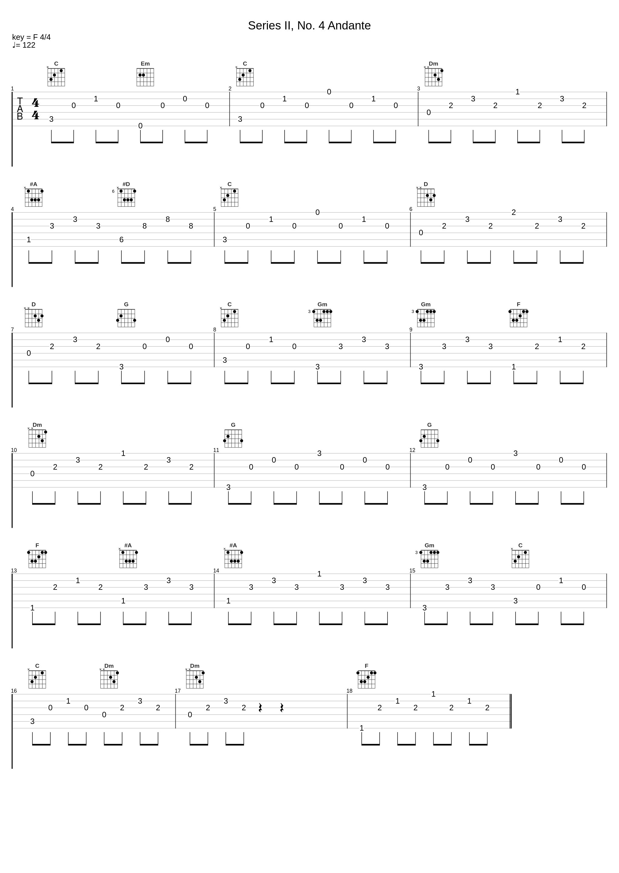 Series II, No. 4 Andante_György Sándor,Béla Bartók_1