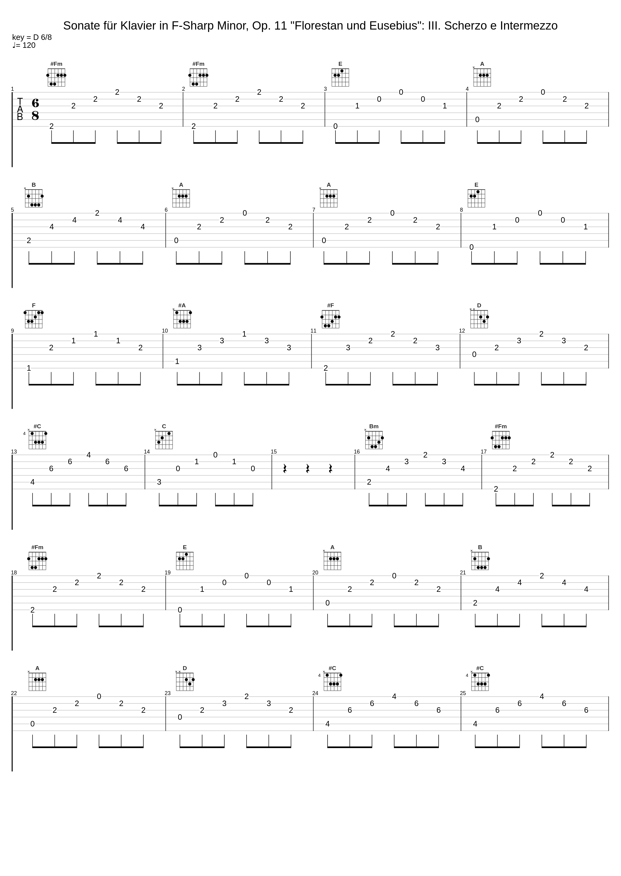 Sonate für Klavier in F-Sharp Minor, Op. 11 "Florestan und Eusebius": III. Scherzo e Intermezzo_Eric Le Sage,Robert Schumann_1