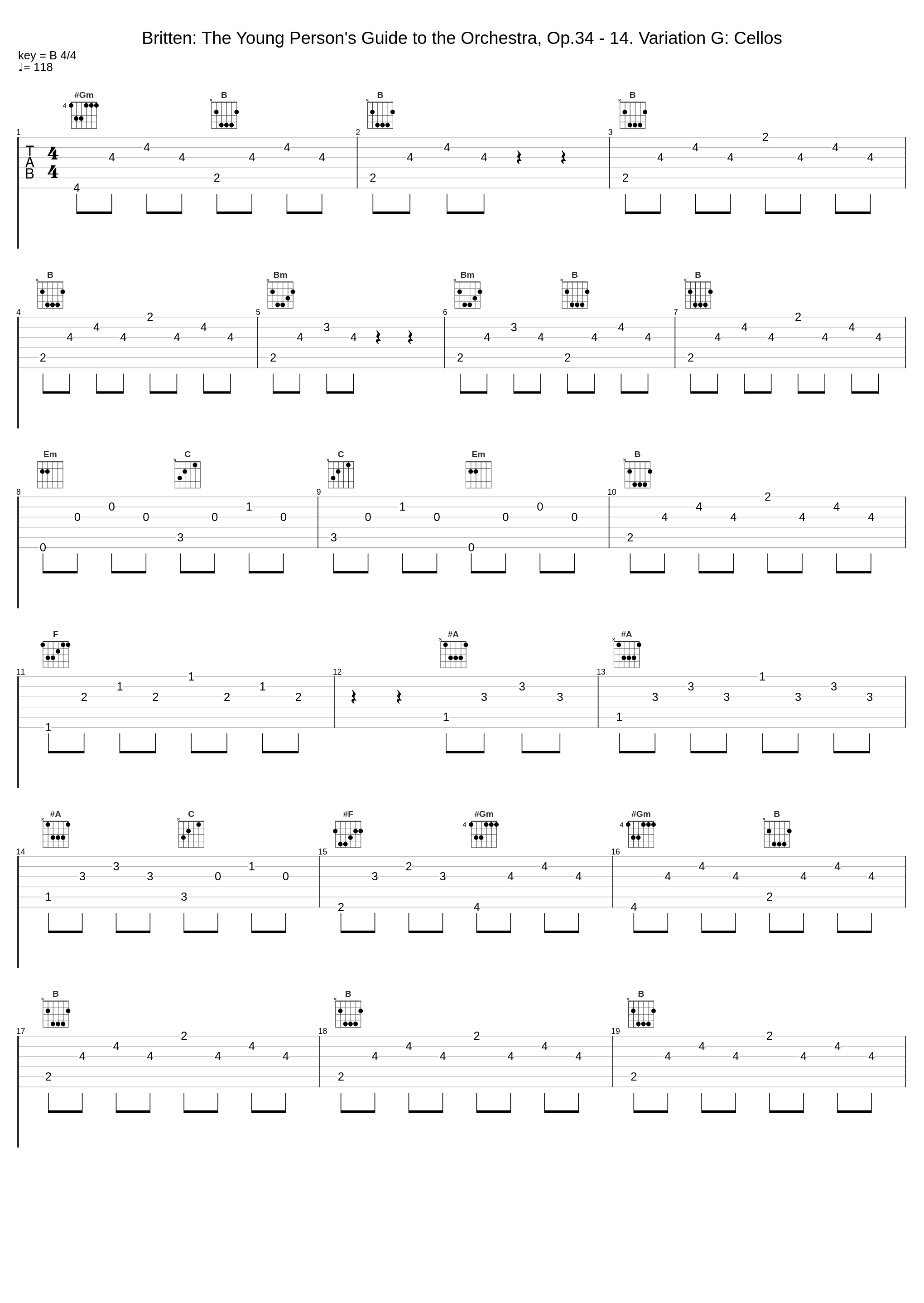 Britten: The Young Person's Guide to the Orchestra, Op.34 - 14. Variation G: Cellos_Sydney Symphony Orchestra,Benjamin Northey,Christopher Lawrence_1