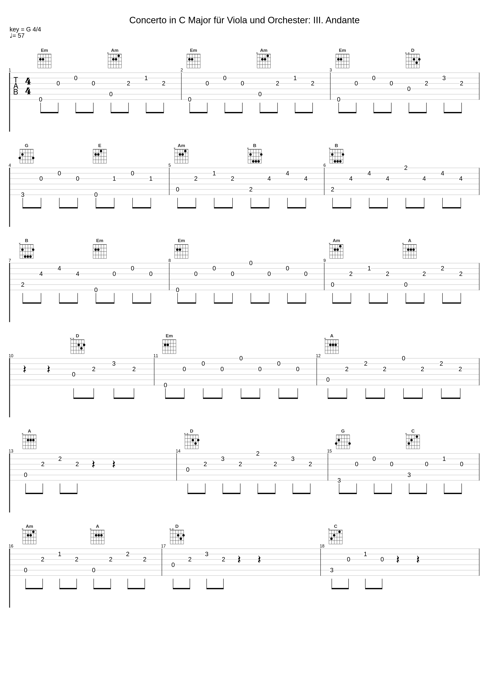 Concerto in C Major für Viola und Orchester: III. Andante_Paul Kantschieder_1