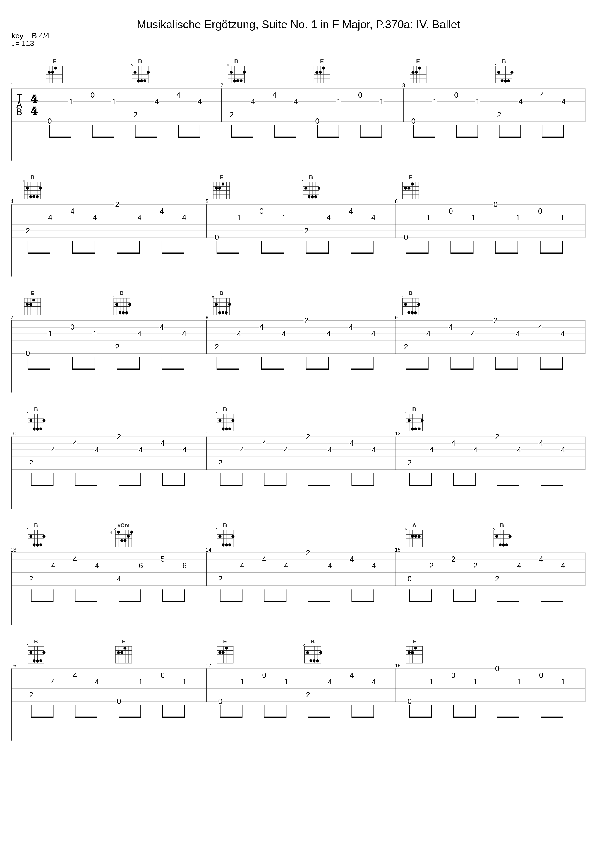 Musikalische Ergötzung, Suite No. 1 in F Major, P.370a: IV. Ballet_Harmonie Universelle,Johann Pachelbel_1