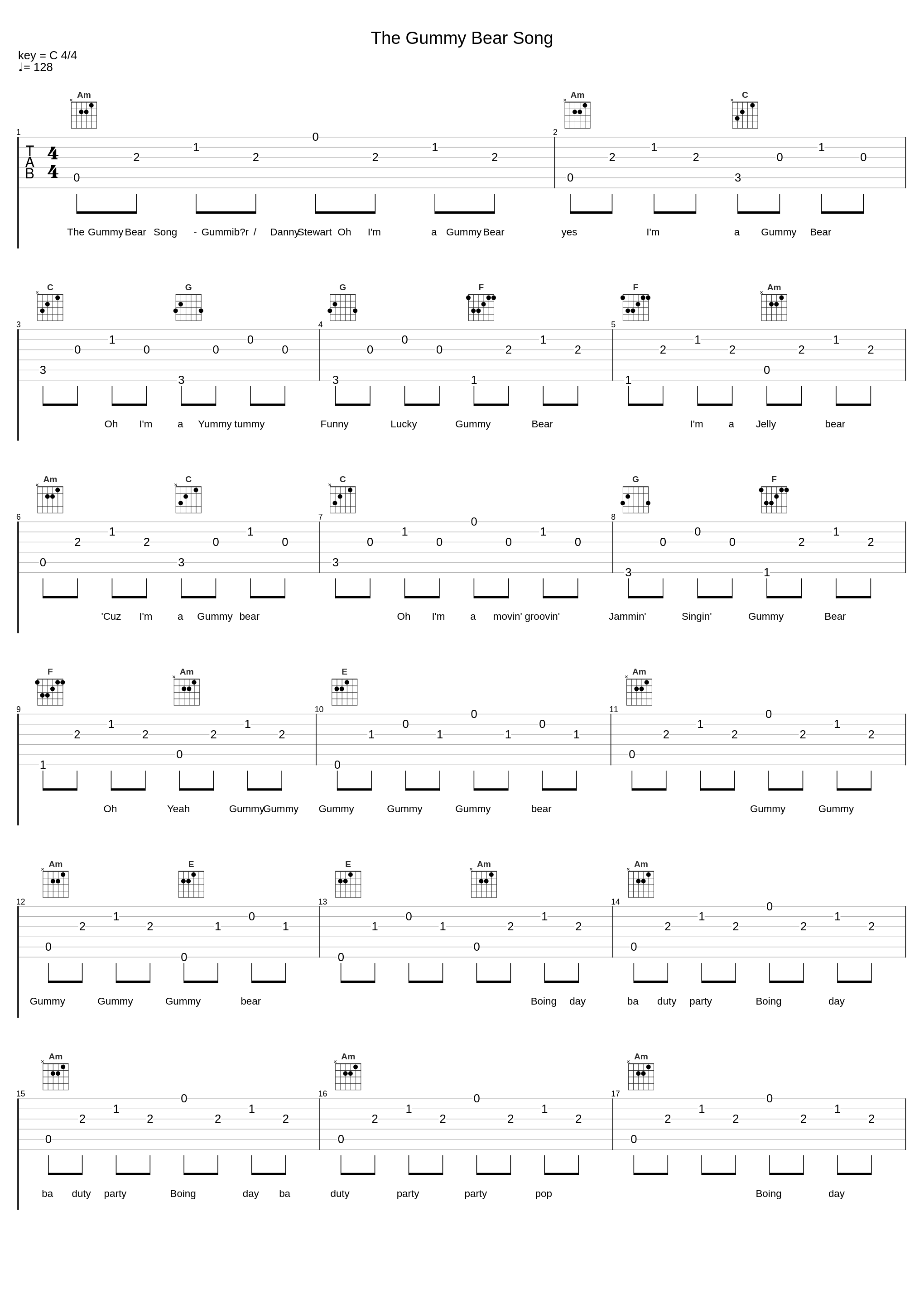 The Gummy Bear Song_Gummibär,Danny Stewart_1