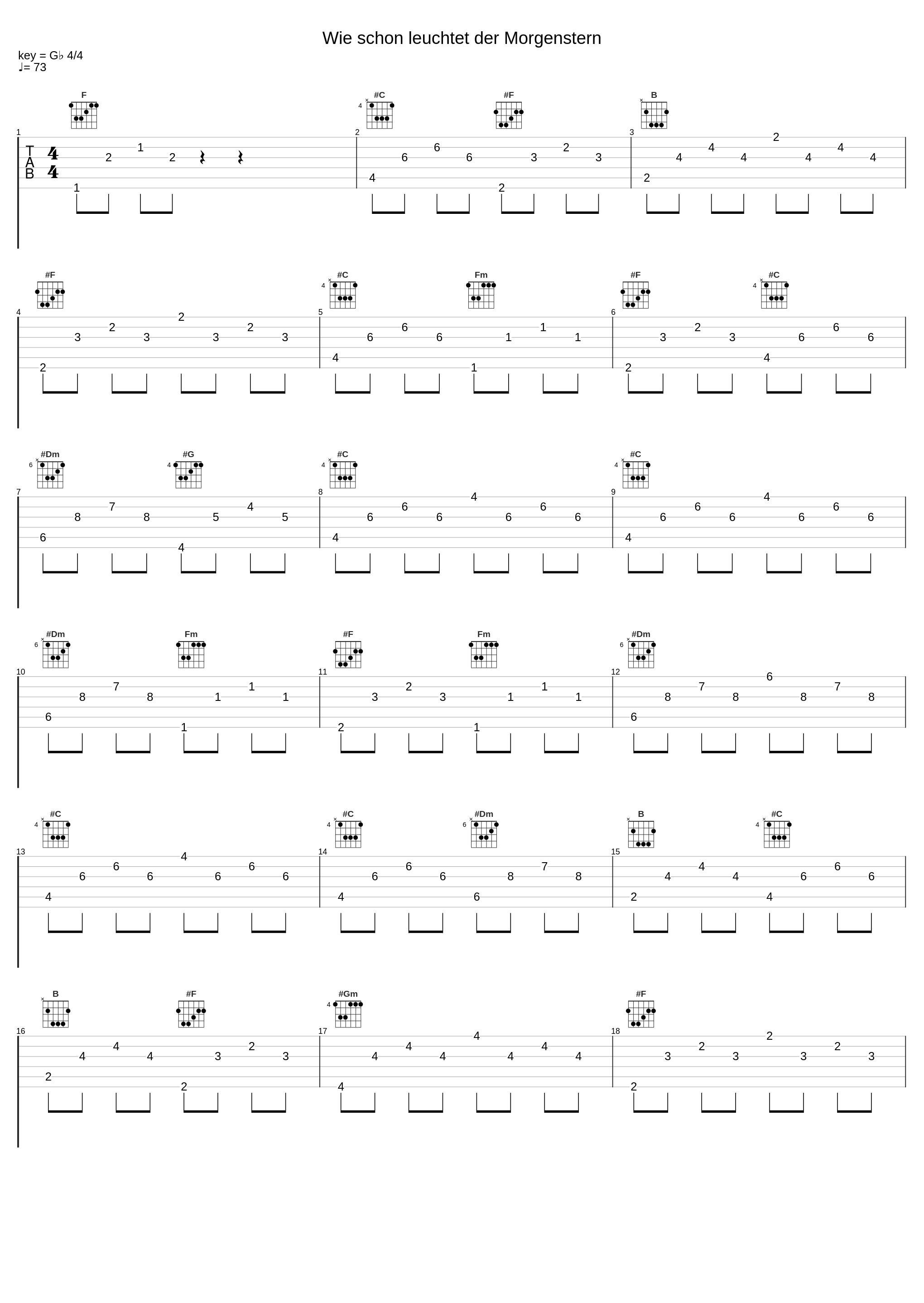 Wie schon leuchtet der Morgenstern_Joseph Payne,Johann Pachelbel_1