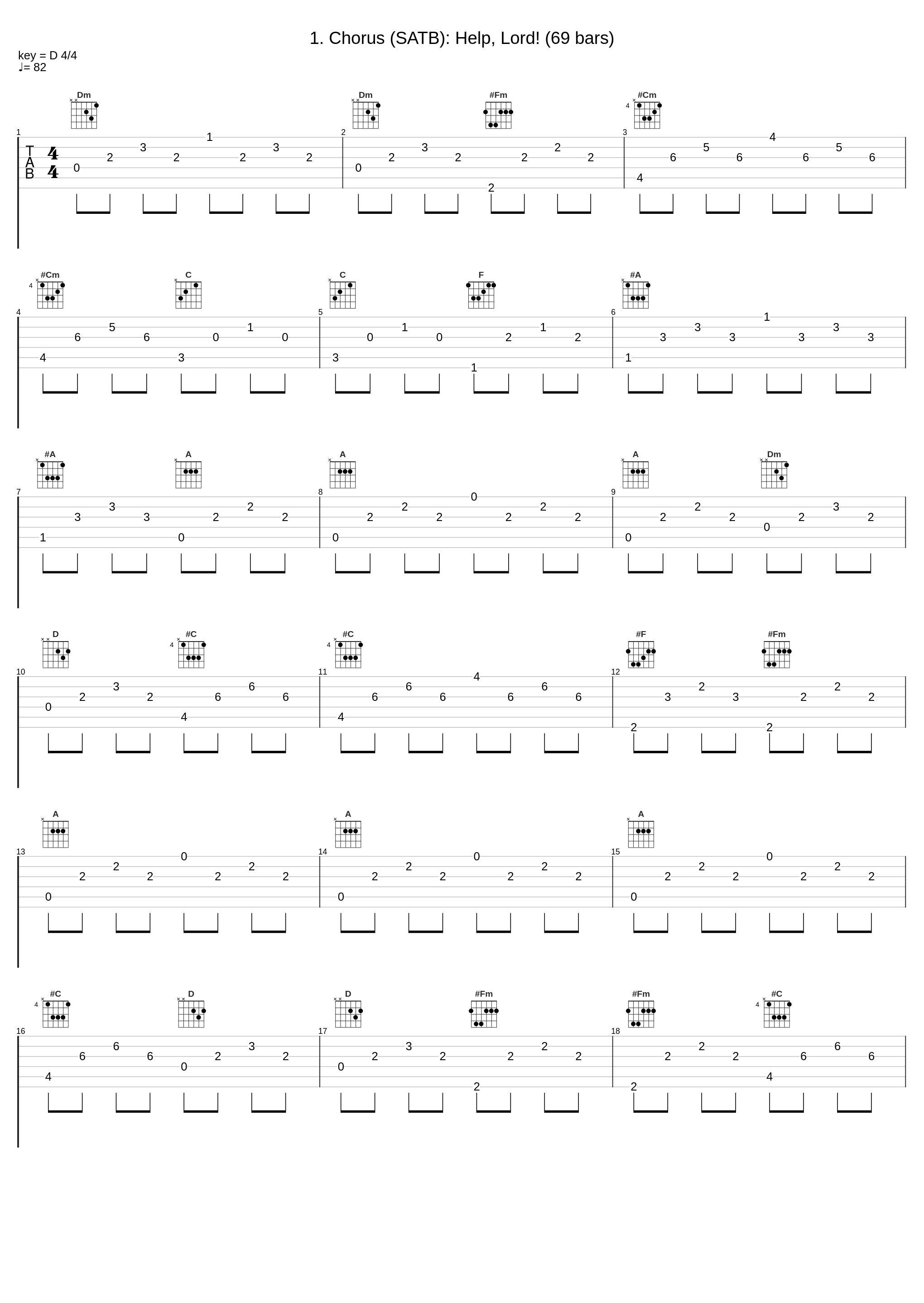 1. Chorus (SATB): Help, Lord! (69 bars)_Edinburgh Festival Chorus,Stephen Doughty,Orchestra of the Age of Enlightenment,Paul Daniel_1