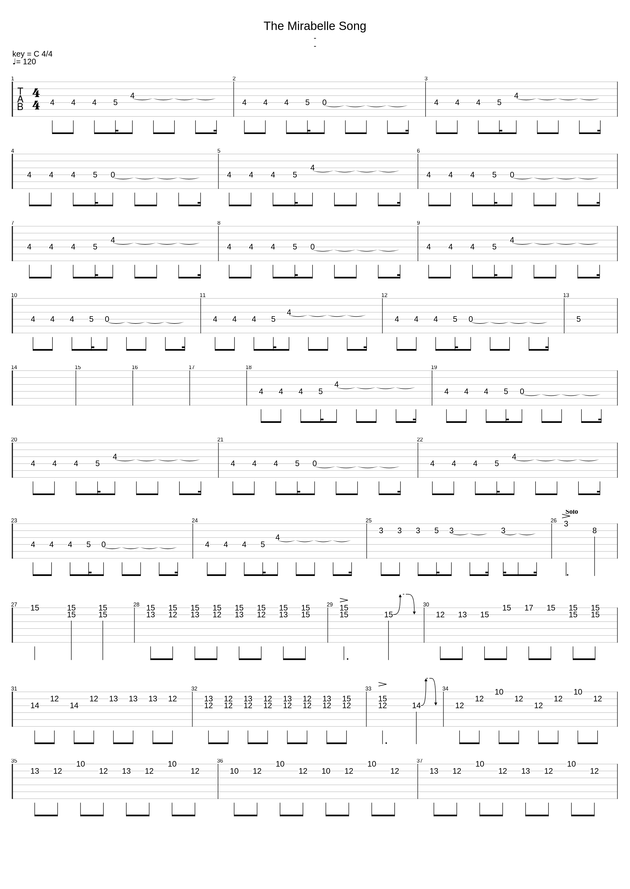 The Mirabelle Song_Nothing To Listen_1