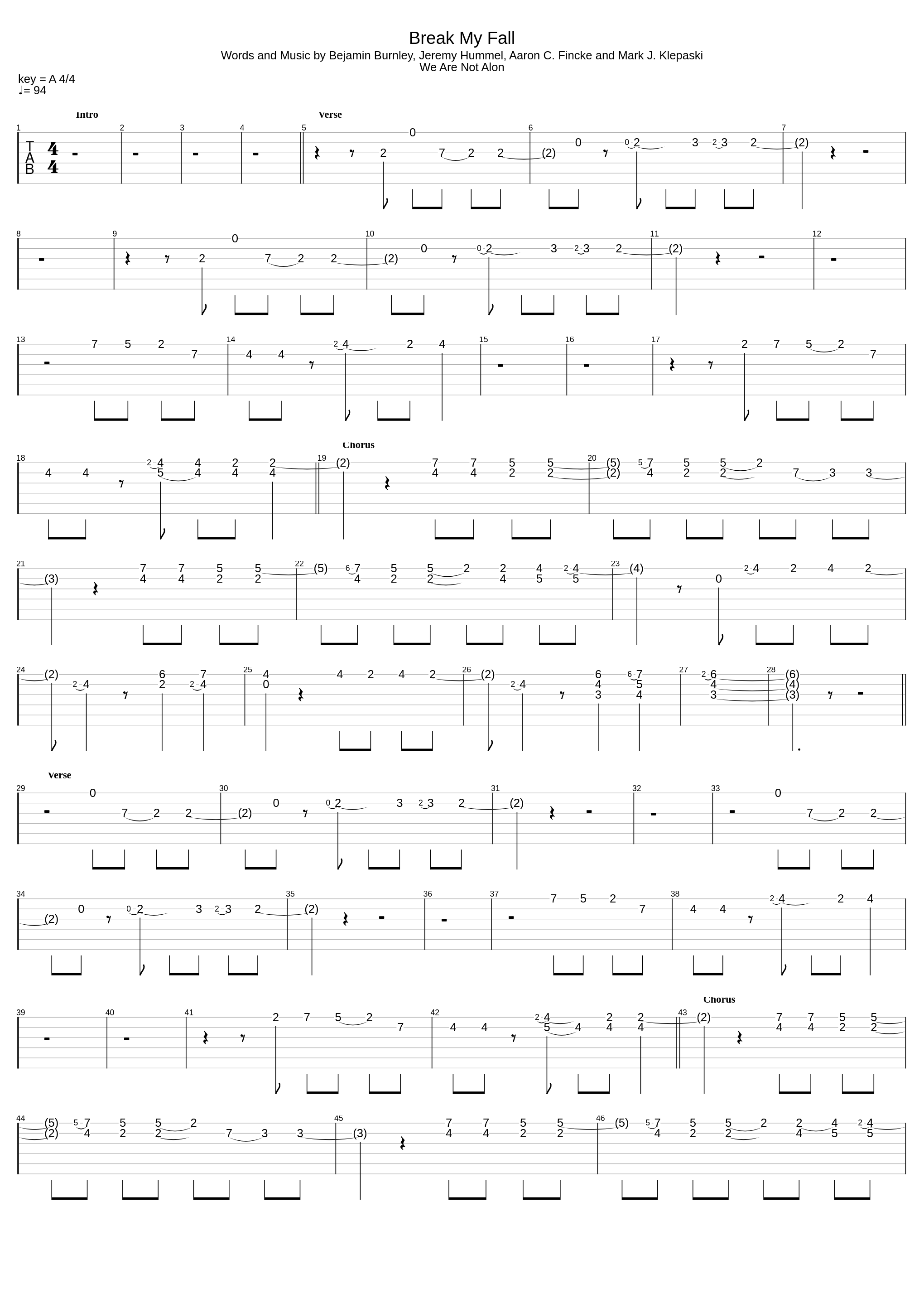 Break My Fall_Breaking Benjamin_1