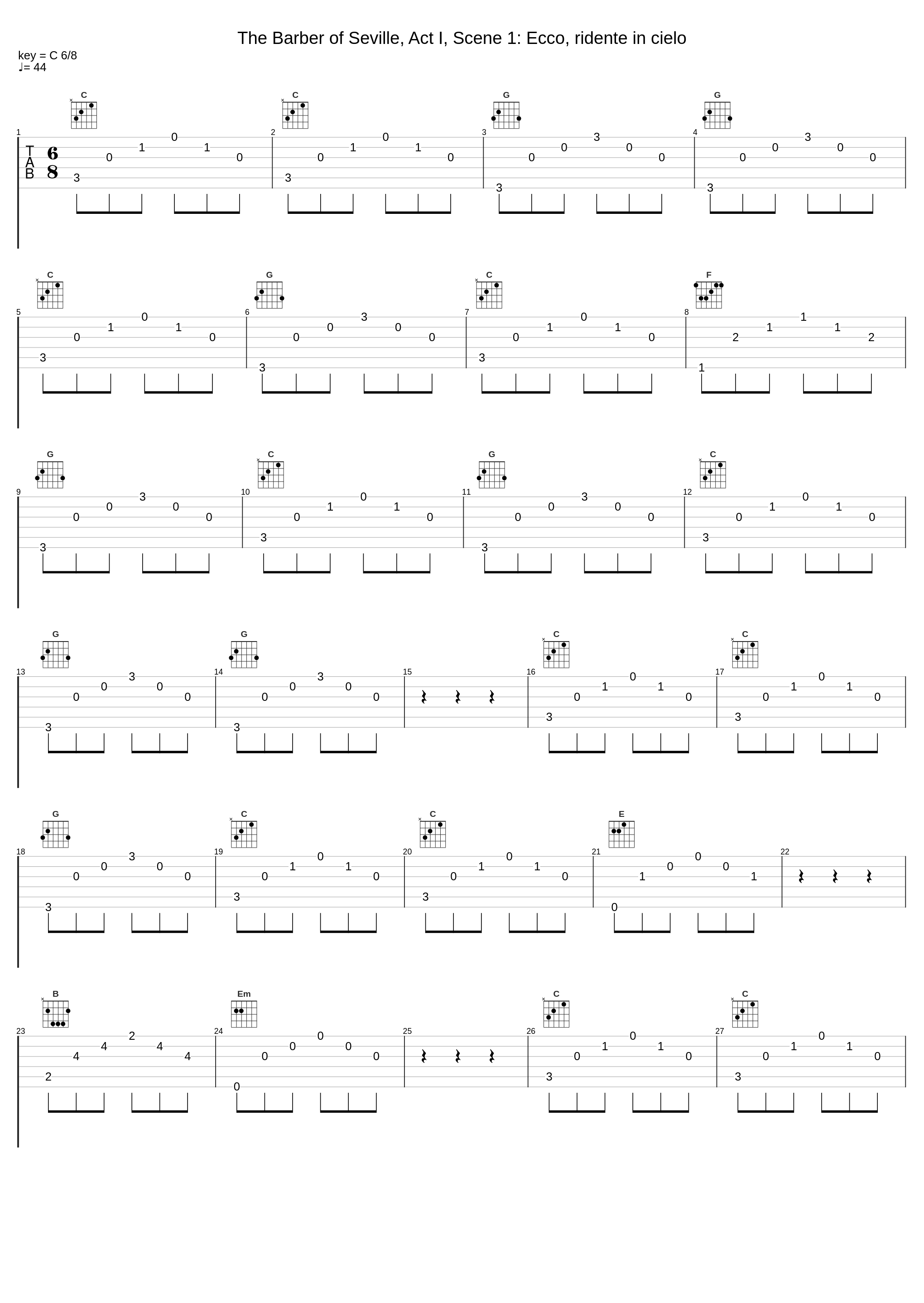 The Barber of Seville, Act I, Scene 1: Ecco, ridente in cielo_Luigi Alva,Philharmonia Orchestra,Alceo Galliera,Gioachino Rossini_1