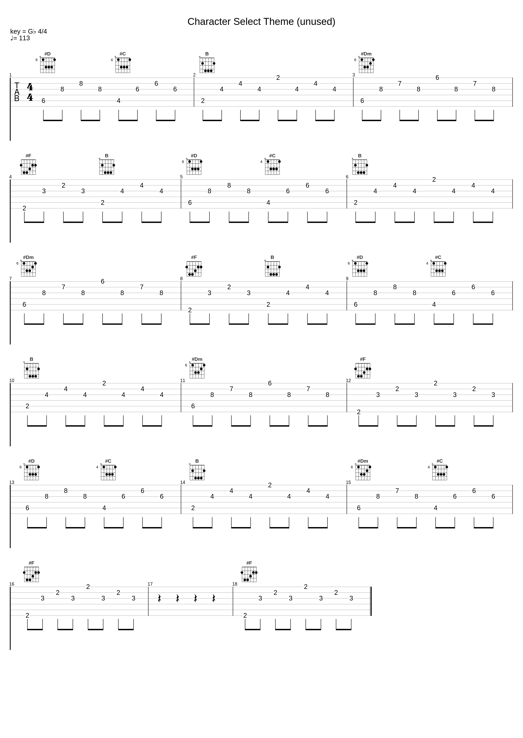 Character Select Theme (unused)_Danny Baranowsky_1