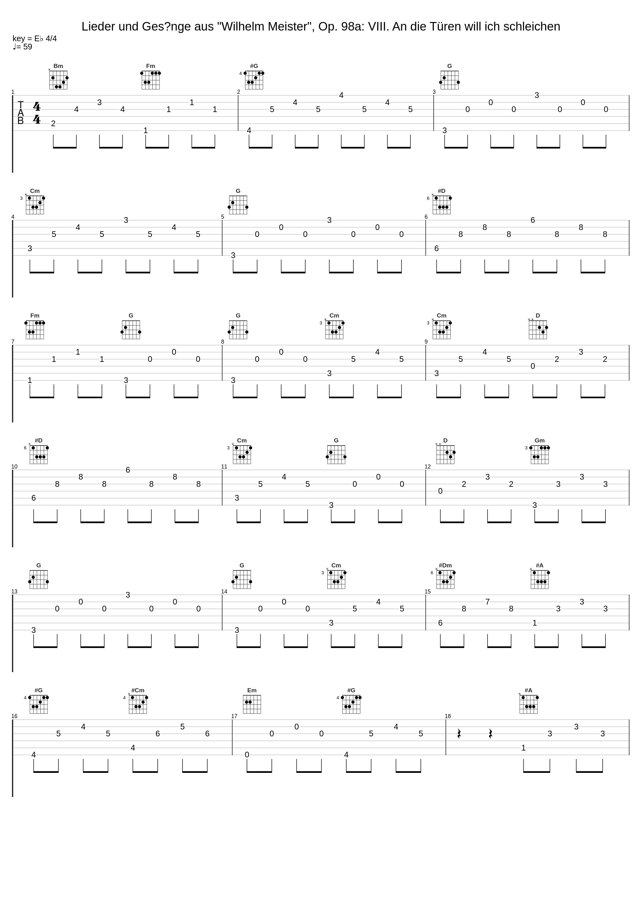 Lieder und Gesänge aus "Wilhelm Meister", Op. 98a: VIII. An die Türen will ich schleichen_Benjamin Appl,Malcolm Martineau,Robert Schumann,Johann Wolfgang von Goethe_1