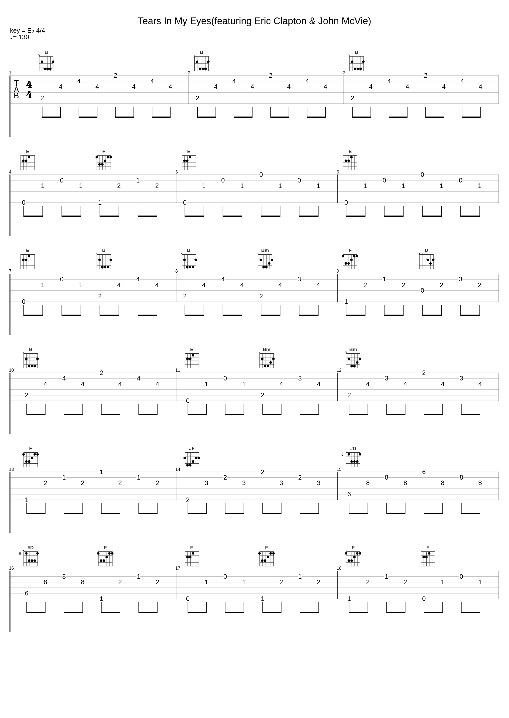 Tears In My Eyes(featuring Eric Clapton & John McVie)_John Mayall & The Bluesbreakers,Eric Clapton,John McVie_1