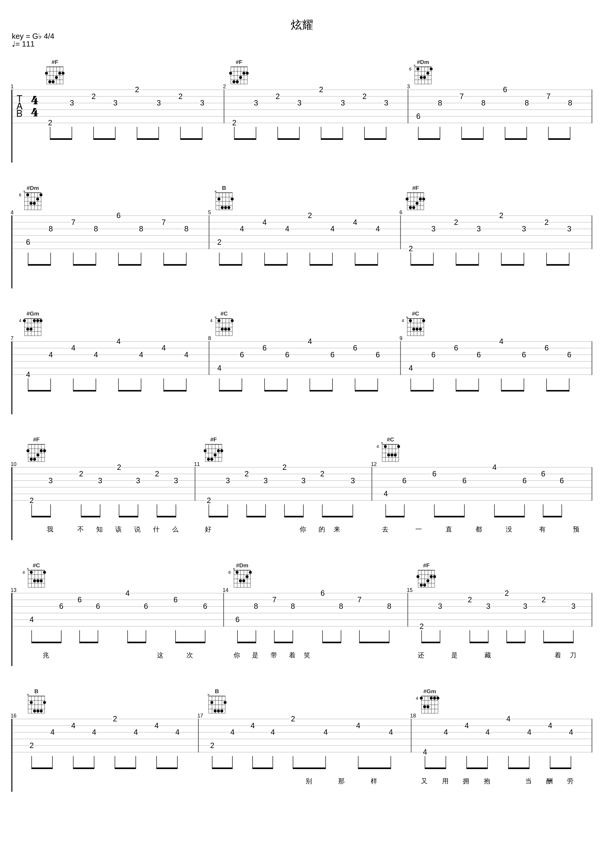 炫耀_陈洁仪_1