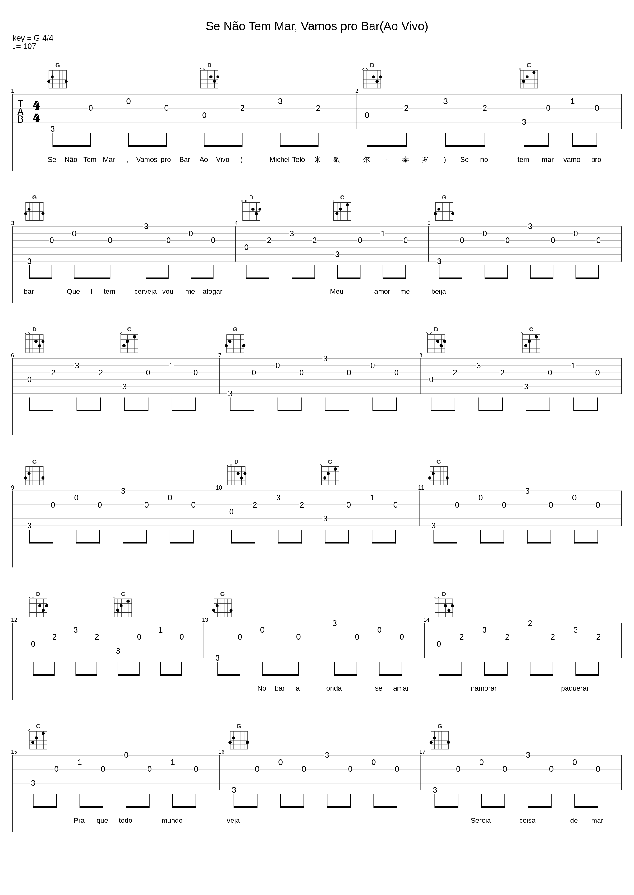 Se Não Tem Mar, Vamos pro Bar(Ao Vivo)_Michel Teló_1