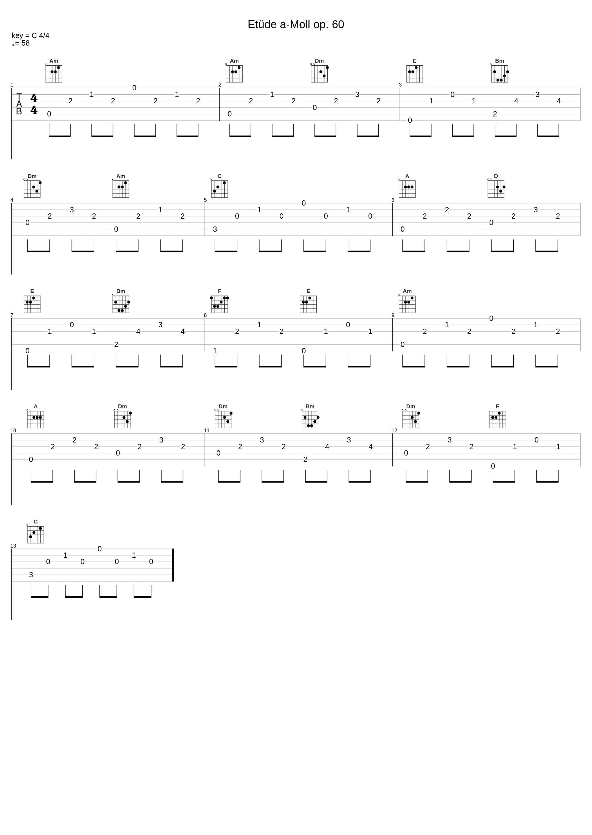 Etüde a-Moll op. 60_Michael Langer_1