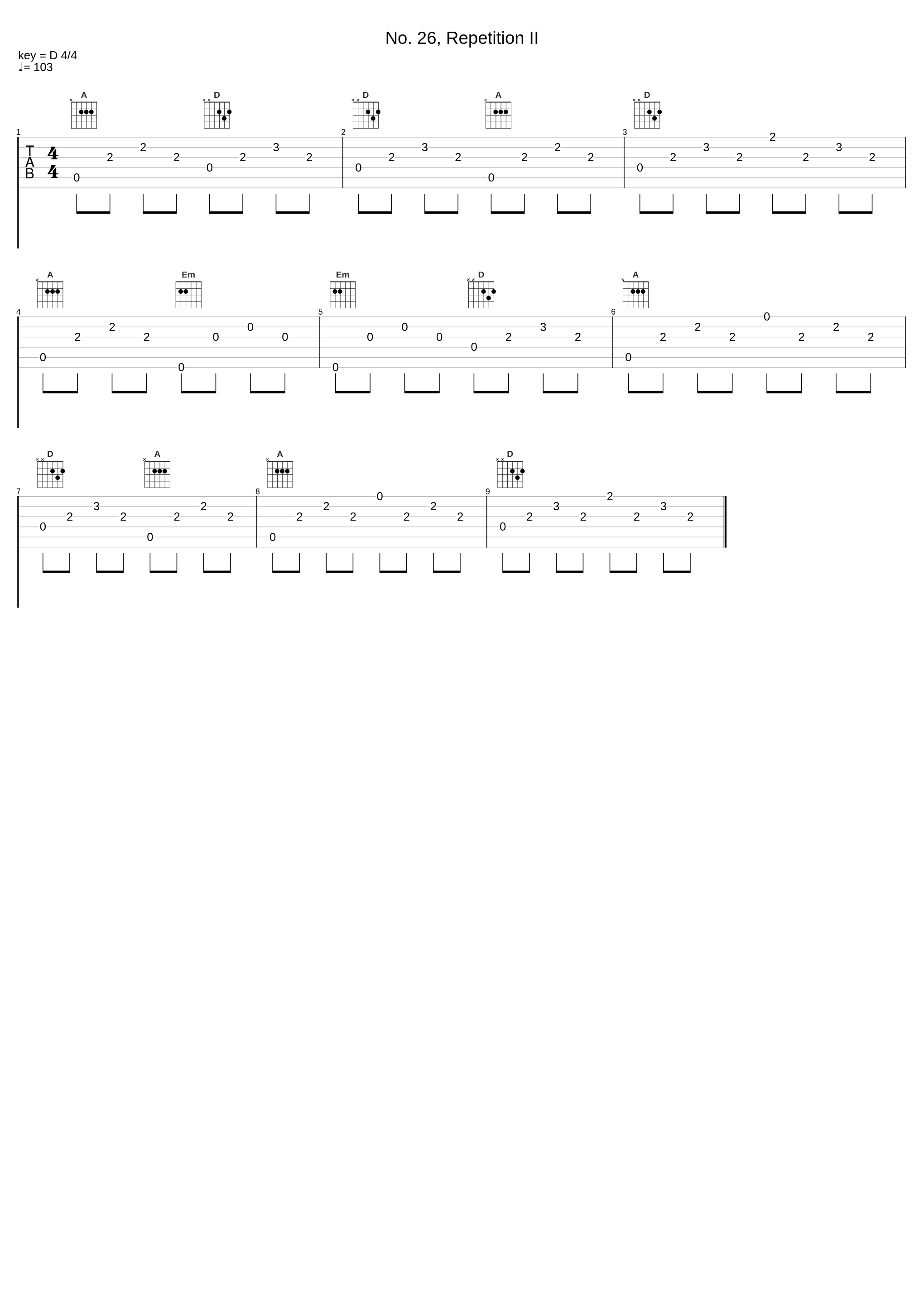 No. 26, Repetition II_György Sándor,Béla Bartók_1