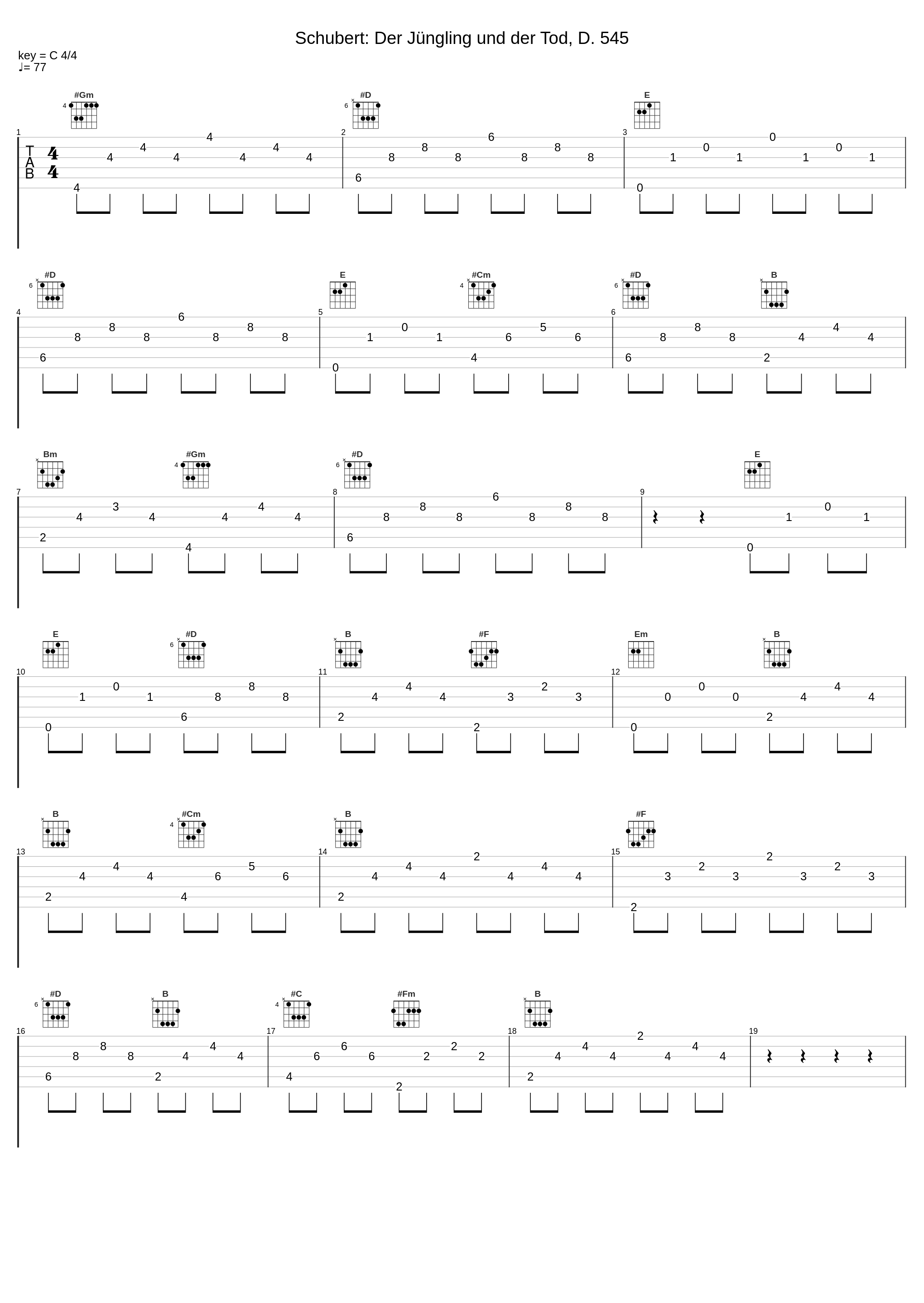 Schubert: Der Jüngling und der Tod, D. 545_Cornelius Hauptmann,Eric Schneider_1