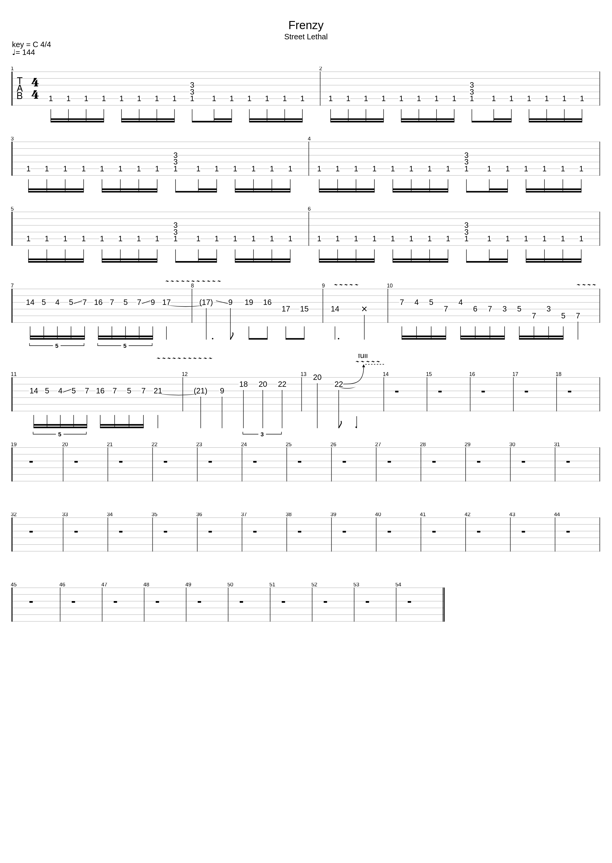 Frenzy_Paul Gilbert_1