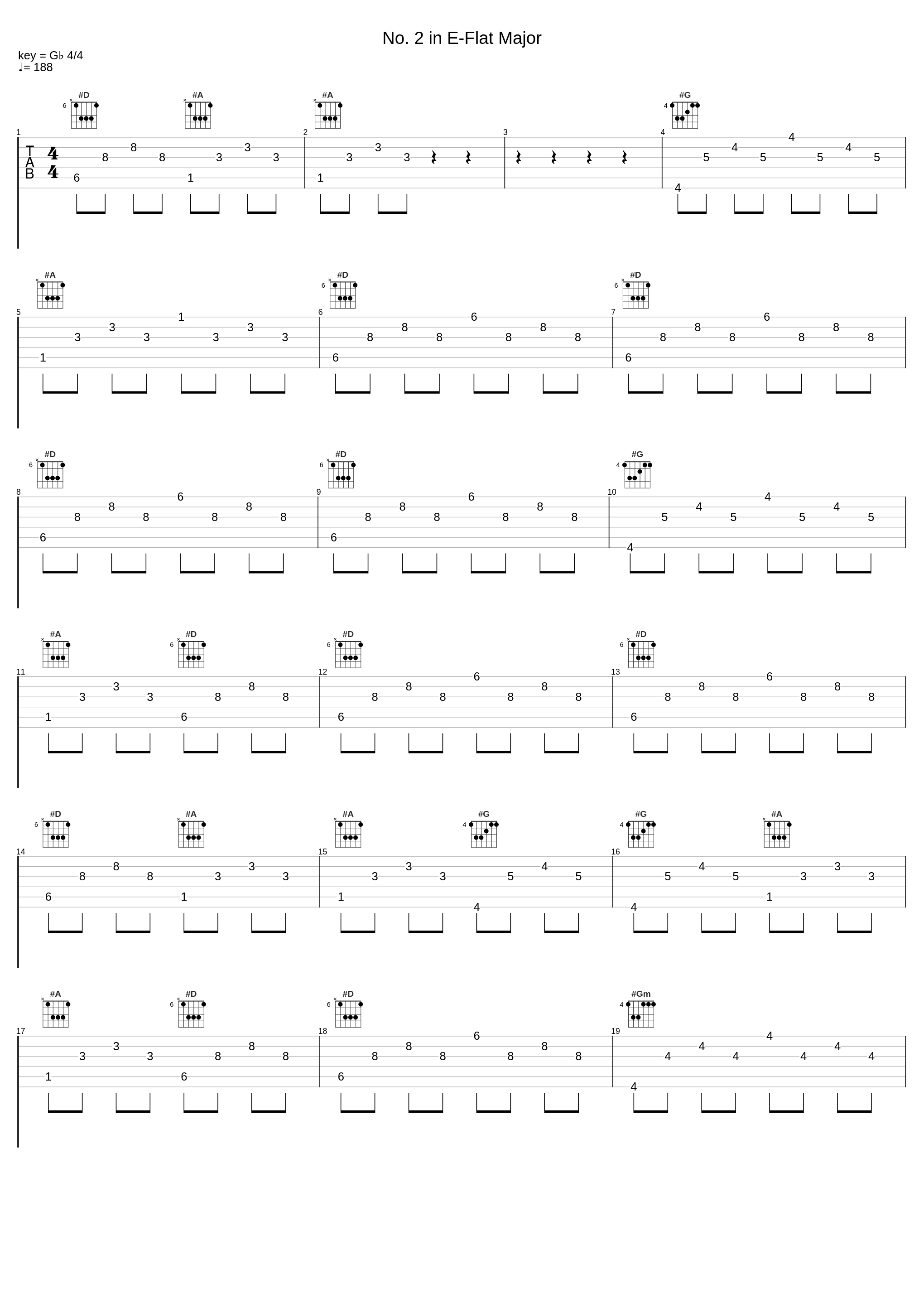 No. 2 in E-Flat Major_Franz Vorraber_1