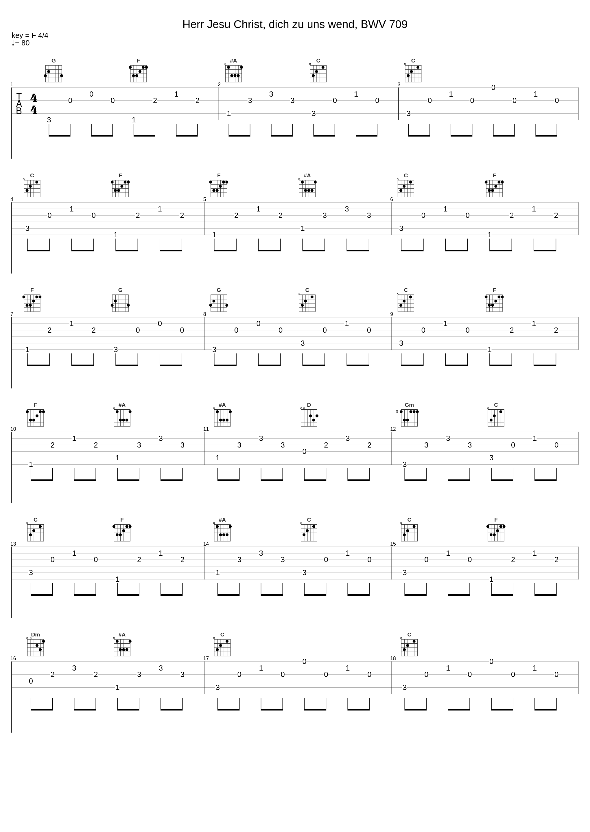 Herr Jesu Christ, dich zu uns wend, BWV 709_Benjamin Alard_1