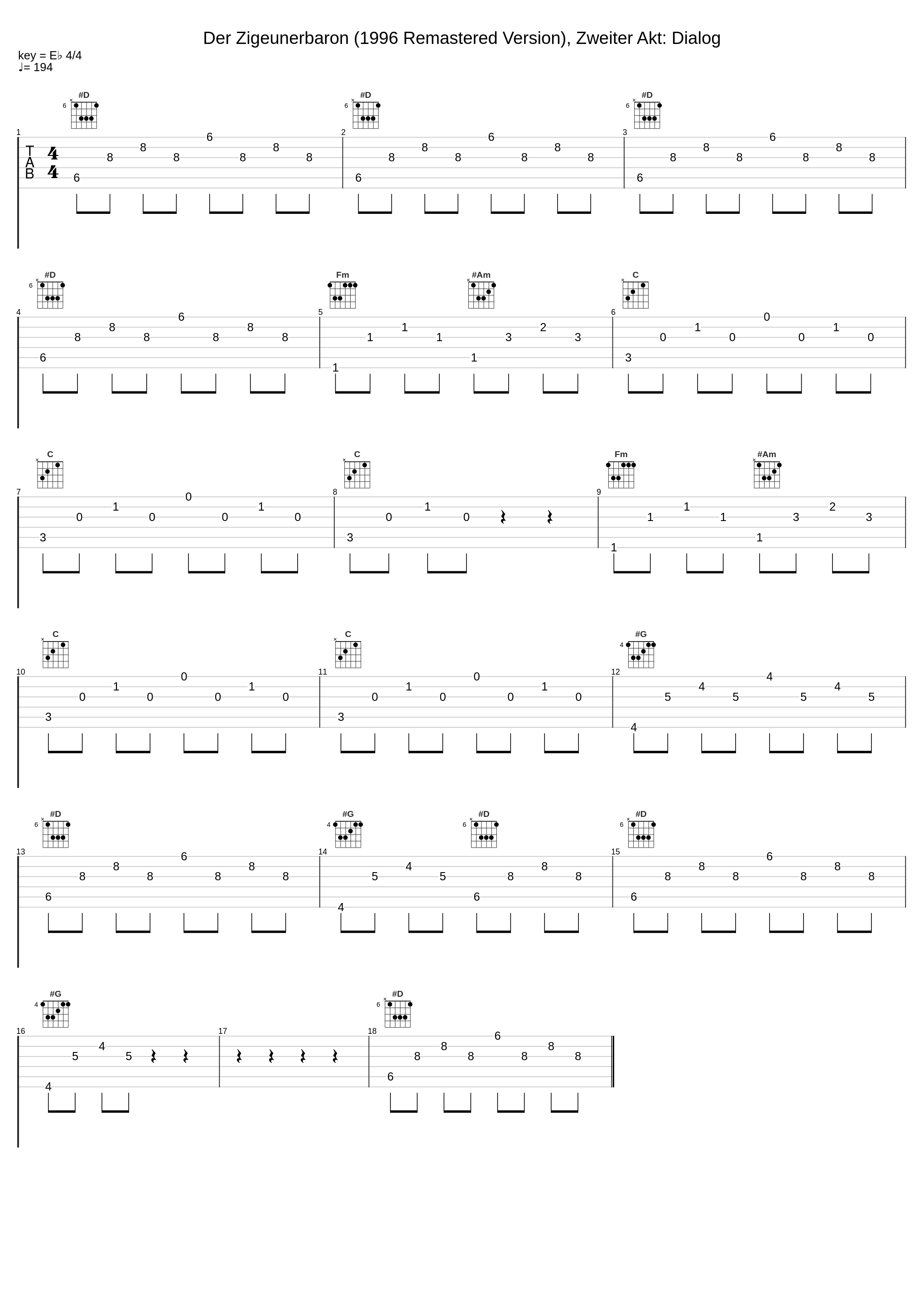 Der Zigeunerbaron (1996 Remastered Version), Zweiter Akt: Dialog_Nicolai Gedda,Grace Bumbry,Hermann Prey,Rita Streich,Kurt Böhme,Franz Allers,Orchester der Bayerischen Staatsoper München,Gisela Litz,Biserka Cvejic,Wolfgang Anheisser,Chor der Bayerischen Staatsoper München,Willi Brokmeier_1