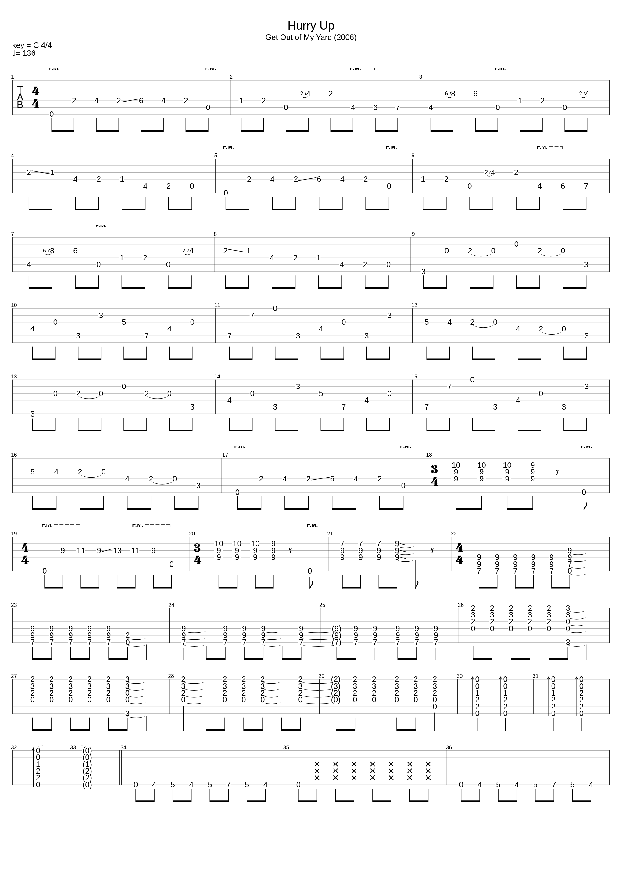 Hurry Up_Paul Gilbert_1