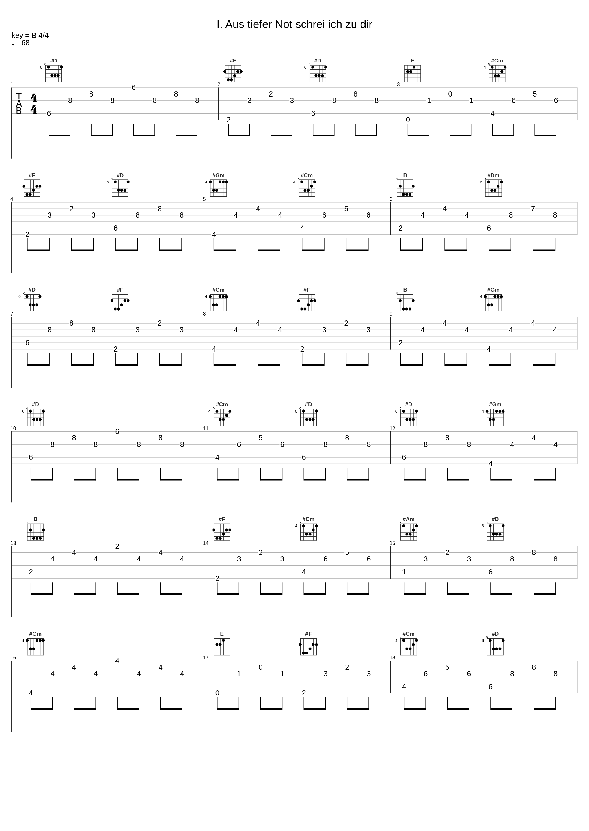 I. Aus tiefer Not schrei ich zu dir_Christoph Spering,Das Neue Orchester,Chorus Musicus Köln,Johann Sebastian Bach_1