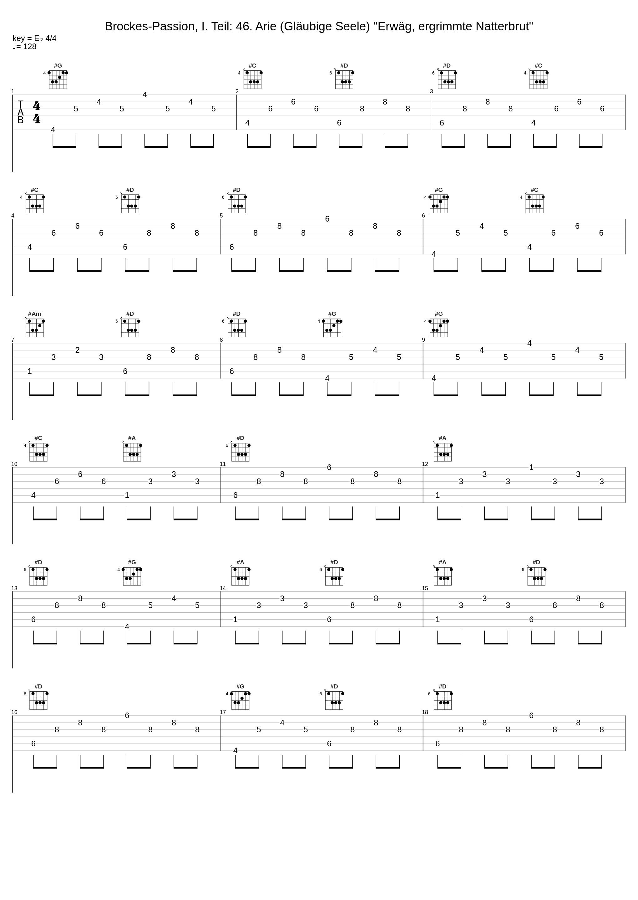 Brockes-Passion, I. Teil: 46. Arie (Gläubige Seele) "Erwäg, ergrimmte Natterbrut"_René Jacobs,Akademie fur Alte Musik Berlin,Johannes Weisser_1