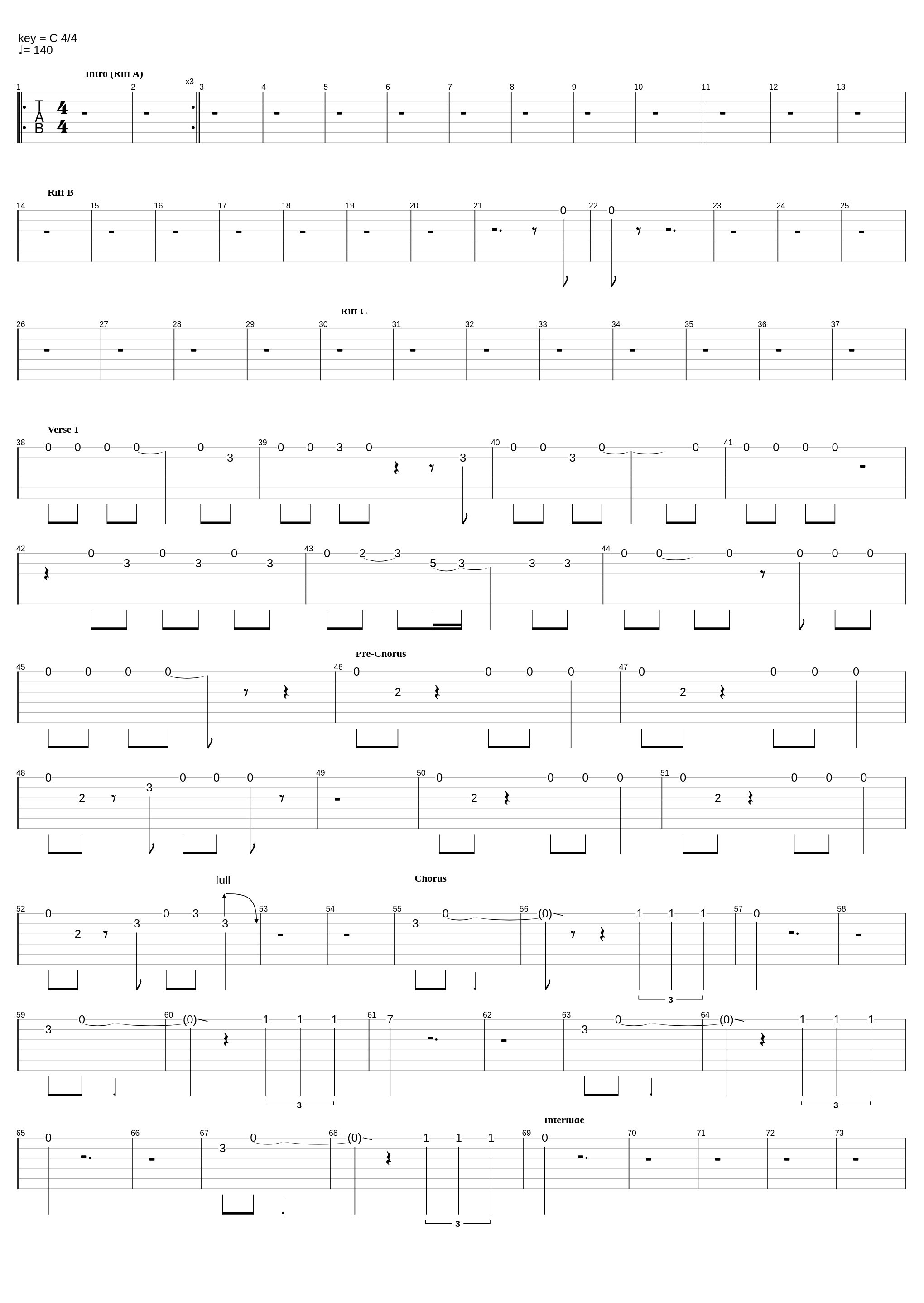 Seek and Destroy Standard D_Metallica_1