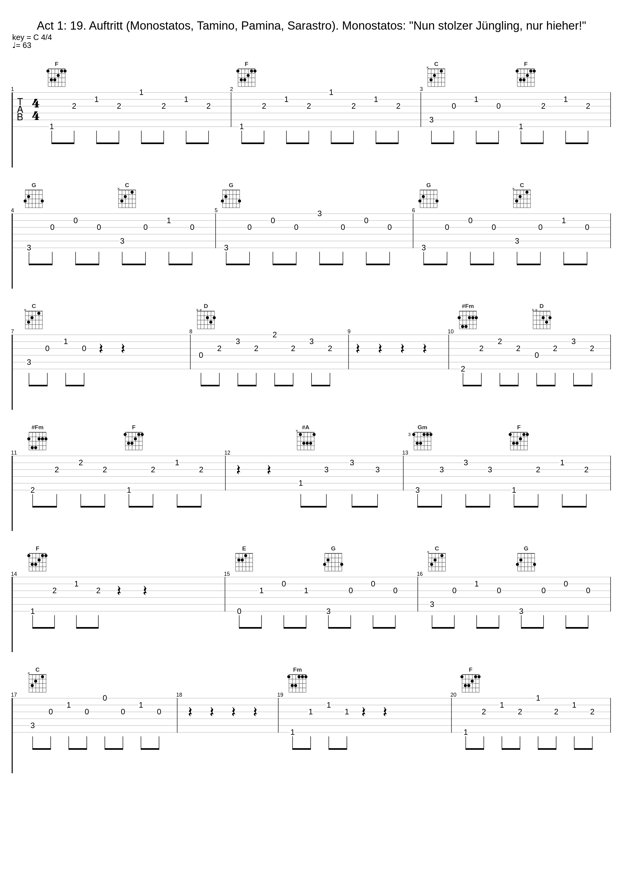 Act 1: 19. Auftritt (Monostatos, Tamino, Pamina, Sarastro). Monostatos: "Nun stolzer Jüngling, nur hieher!"_René Jacobs,Akademie fur Alte Musik Berlin,Marlis Petersen,Kurt Azesberger_1