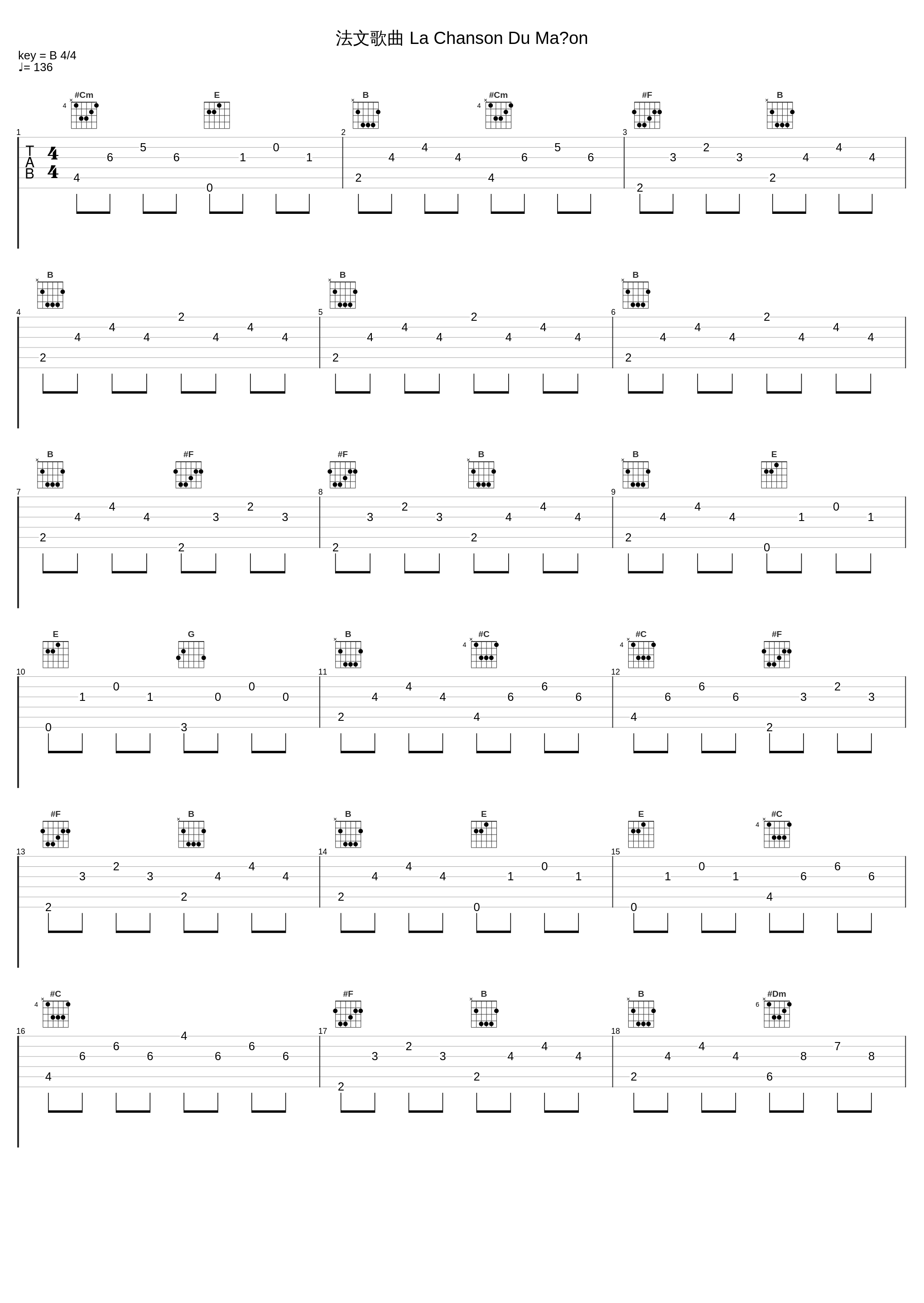 法文歌曲 La Chanson Du Maçon_Maurice Chevalier_1