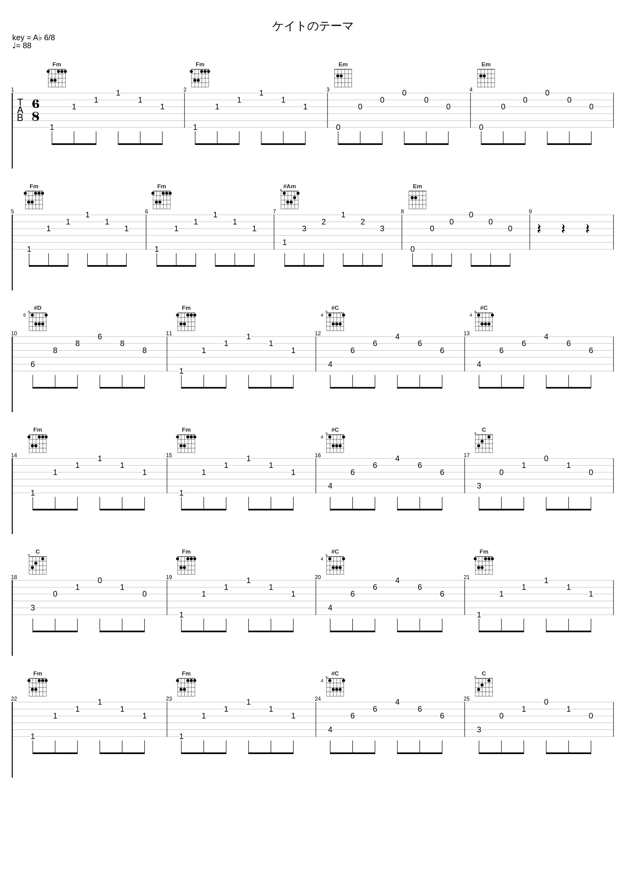 ケイトのテーマ_佐桥俊彦_1