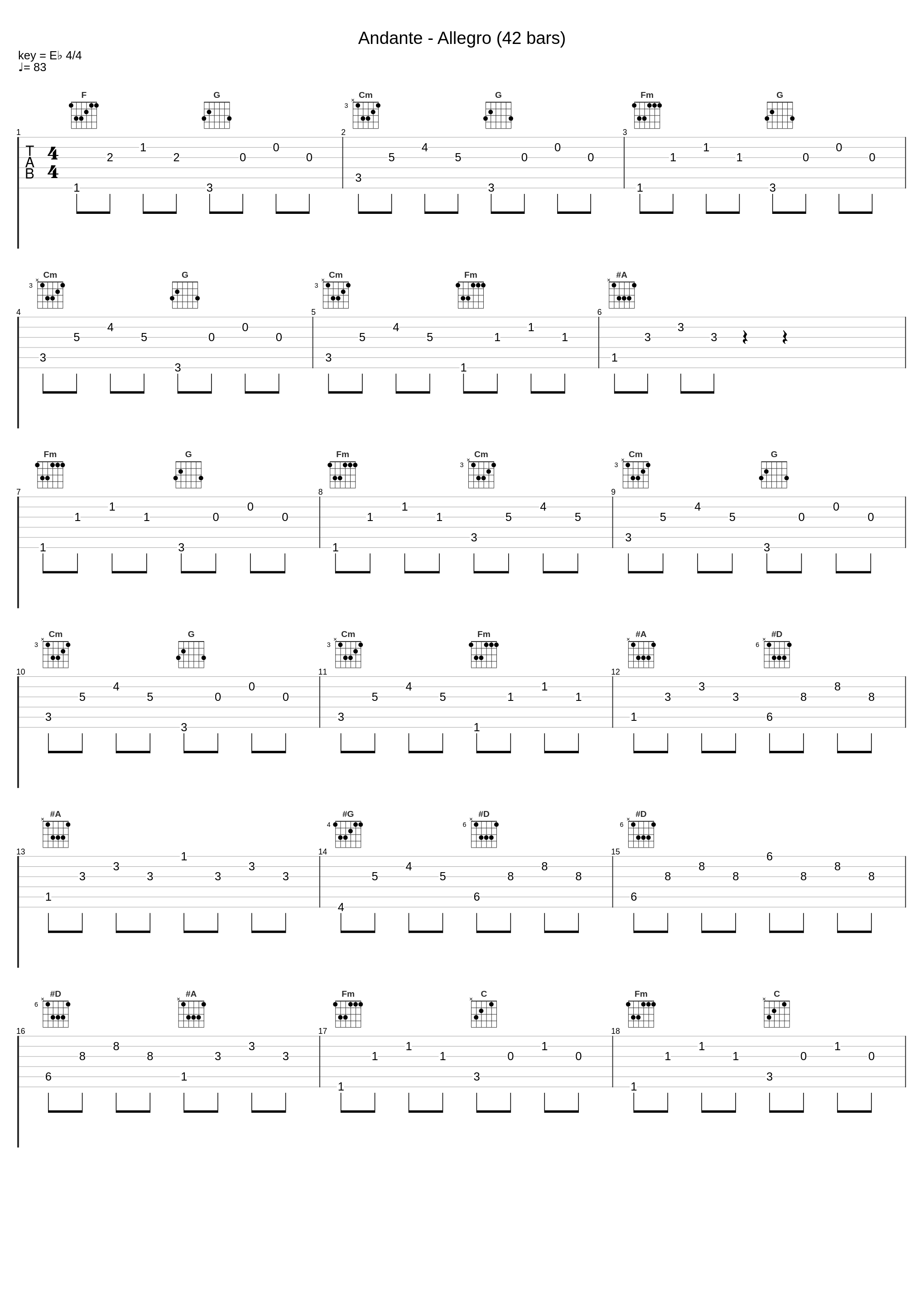 Andante - Allegro (42 bars)_George Friedrich Handel_1