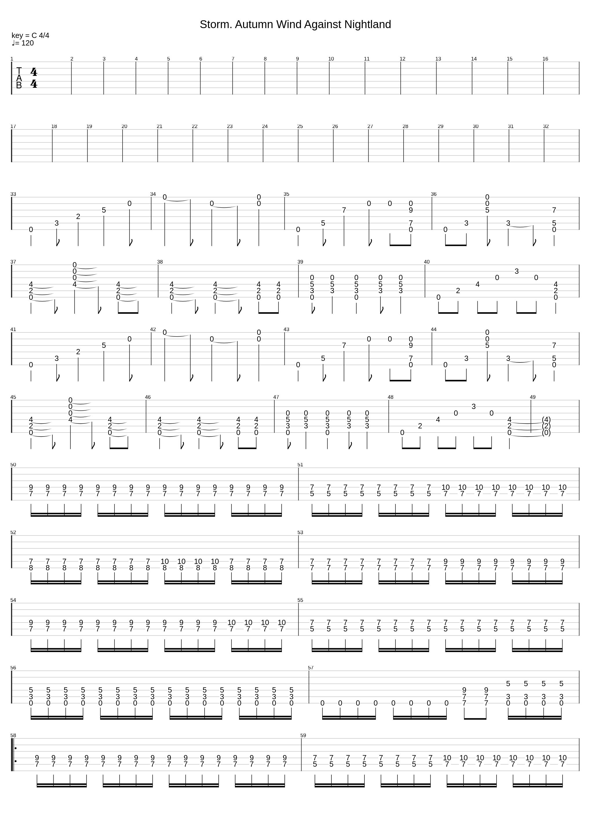 Storm. Autumn Wind Against Nightland_Münister_1