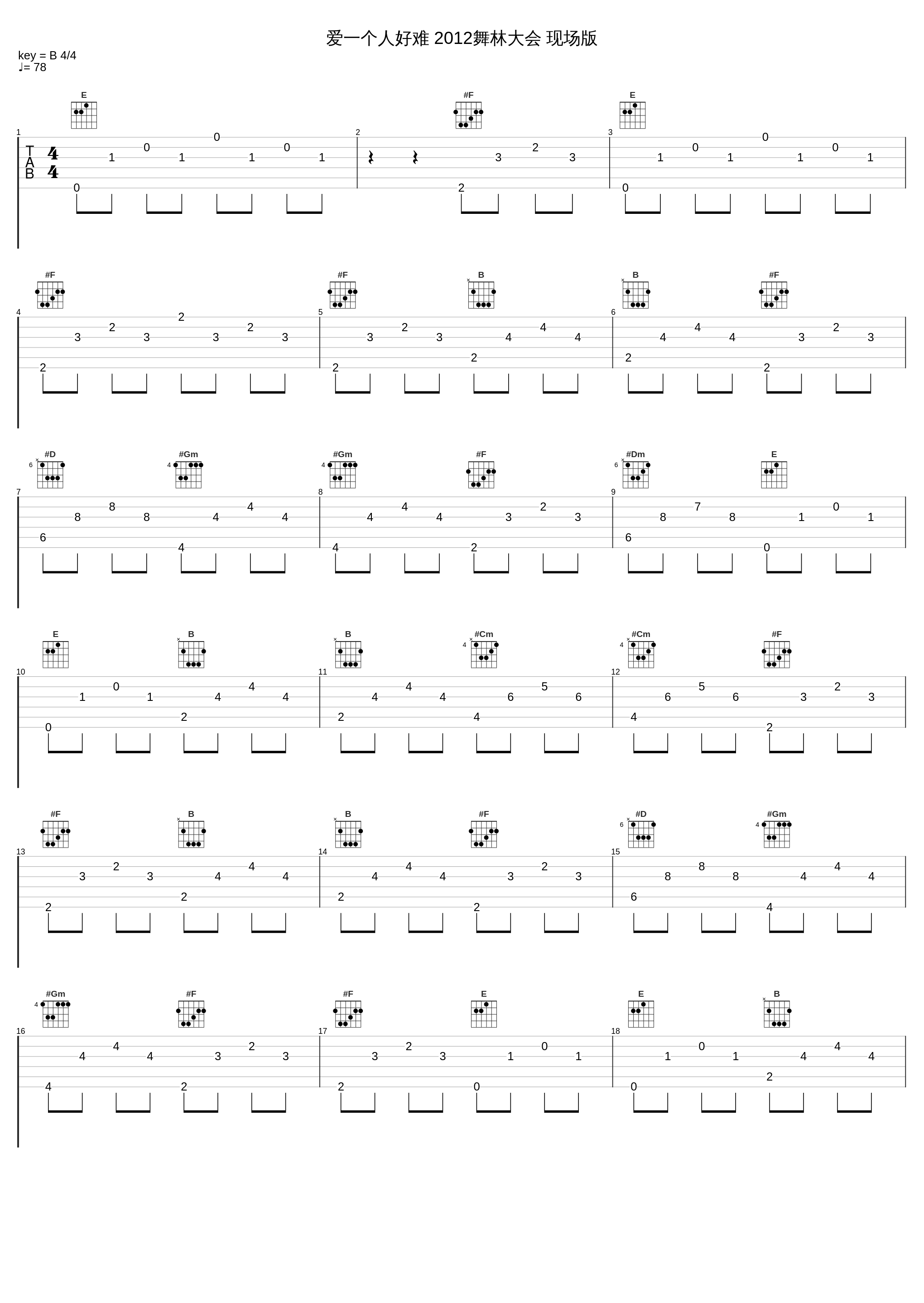 爱一个人好难 2012舞林大会 现场版_苏永康_1