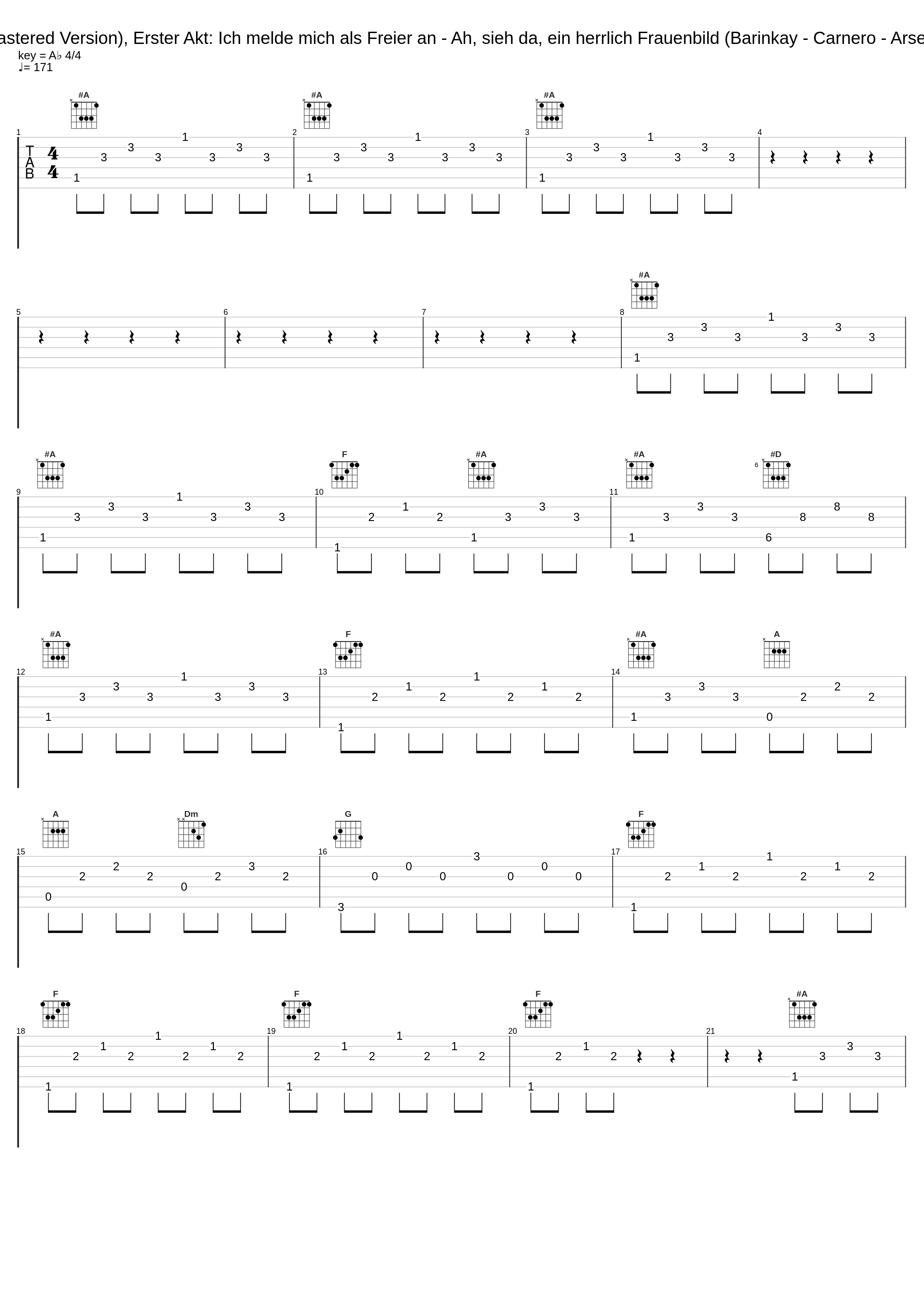 Der Zigeunerbaron (1996 Remastered Version), Erster Akt: Ich melde mich als Freier an - Ah, sieh da, ein herrlich Frauenbild (Barinkay - Carnero - Arsena - Zsupán - Mirabella - Chor)_Nicolai Gedda,Grace Bumbry,Hermann Prey,Rita Streich,Kurt Böhme,Franz Allers,Orchester der Bayerischen Staatsoper München,Gisela Litz,Biserka Cvejic,Wolfgang Anheisser,Chor der Bayerischen Staatsoper München,Willi Brokmeier_1