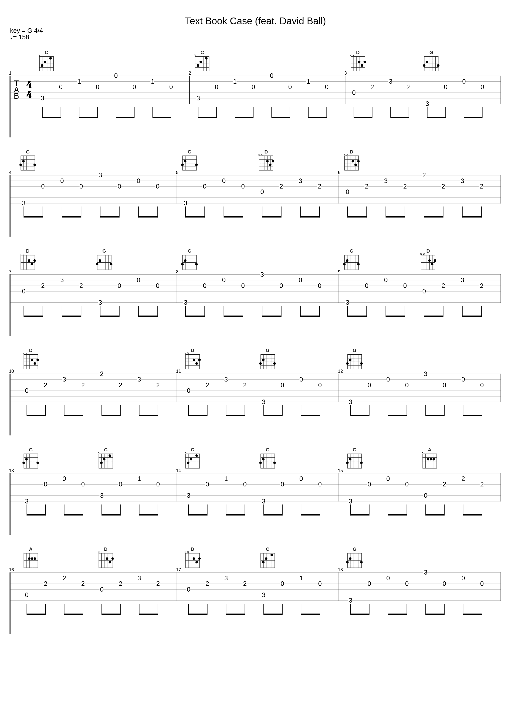 Text Book Case (feat. David Ball)_Carl Ray,David Ball_1