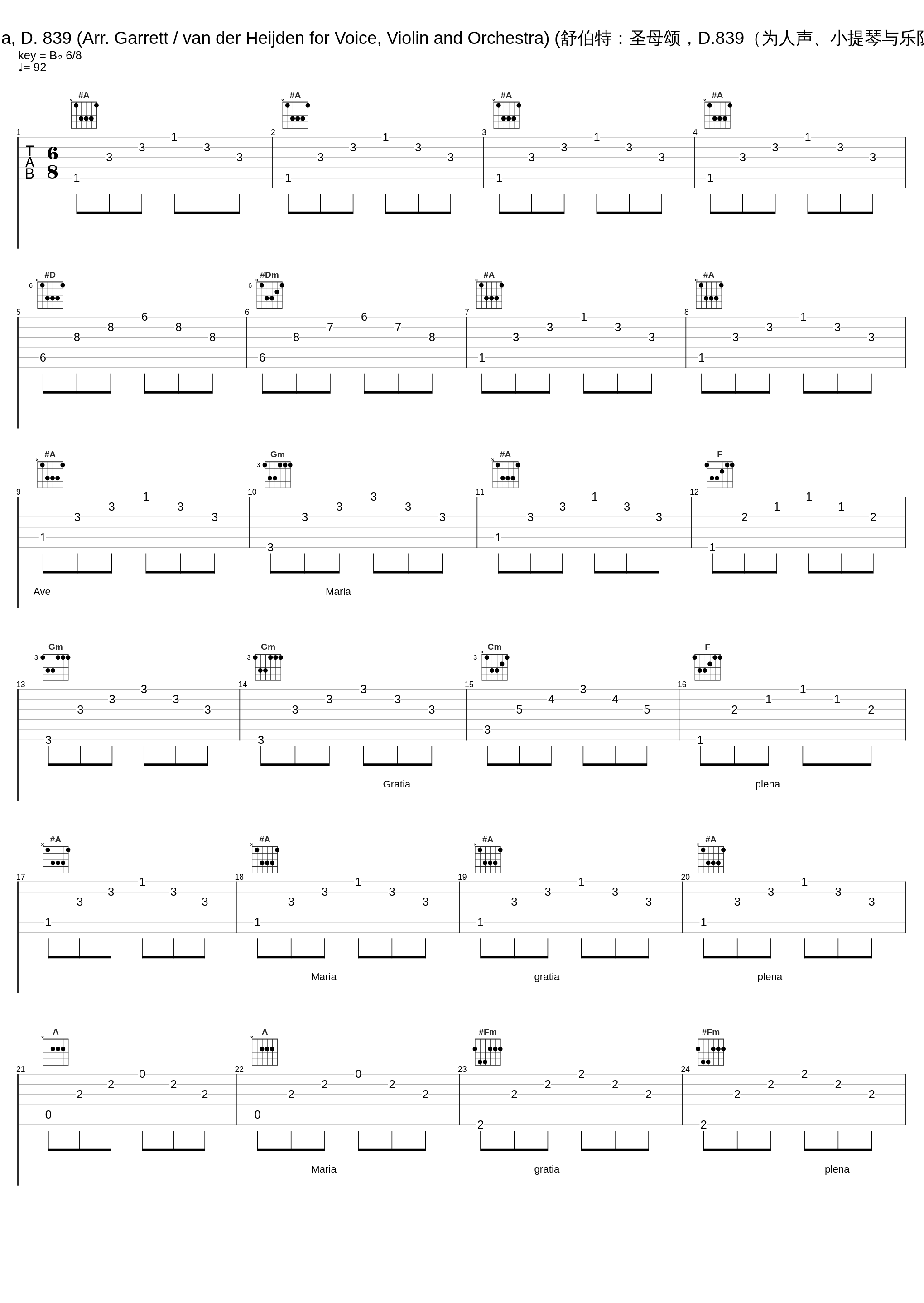 Ave Maria, D. 839 (Arr. Garrett / van der Heijden for Voice, Violin and Orchestra) (舒伯特：圣母颂，D.839（为人声、小提琴与乐队改编）)_David Garrett,Andrea Bocelli,Franck van der Heijden,Orchestra the Prezent_1