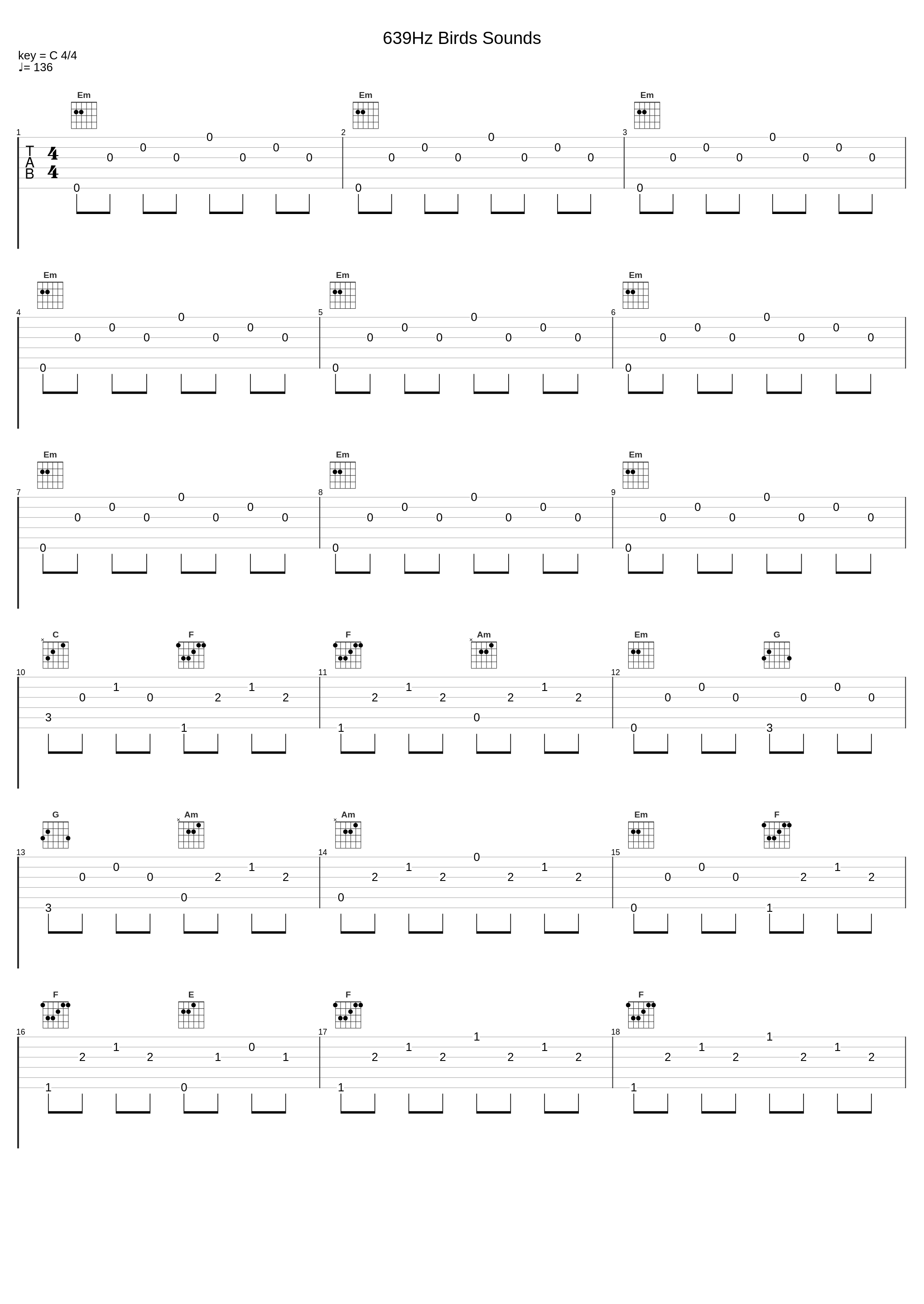 639Hz Birds Sounds_Nature Noise,White Noise_1