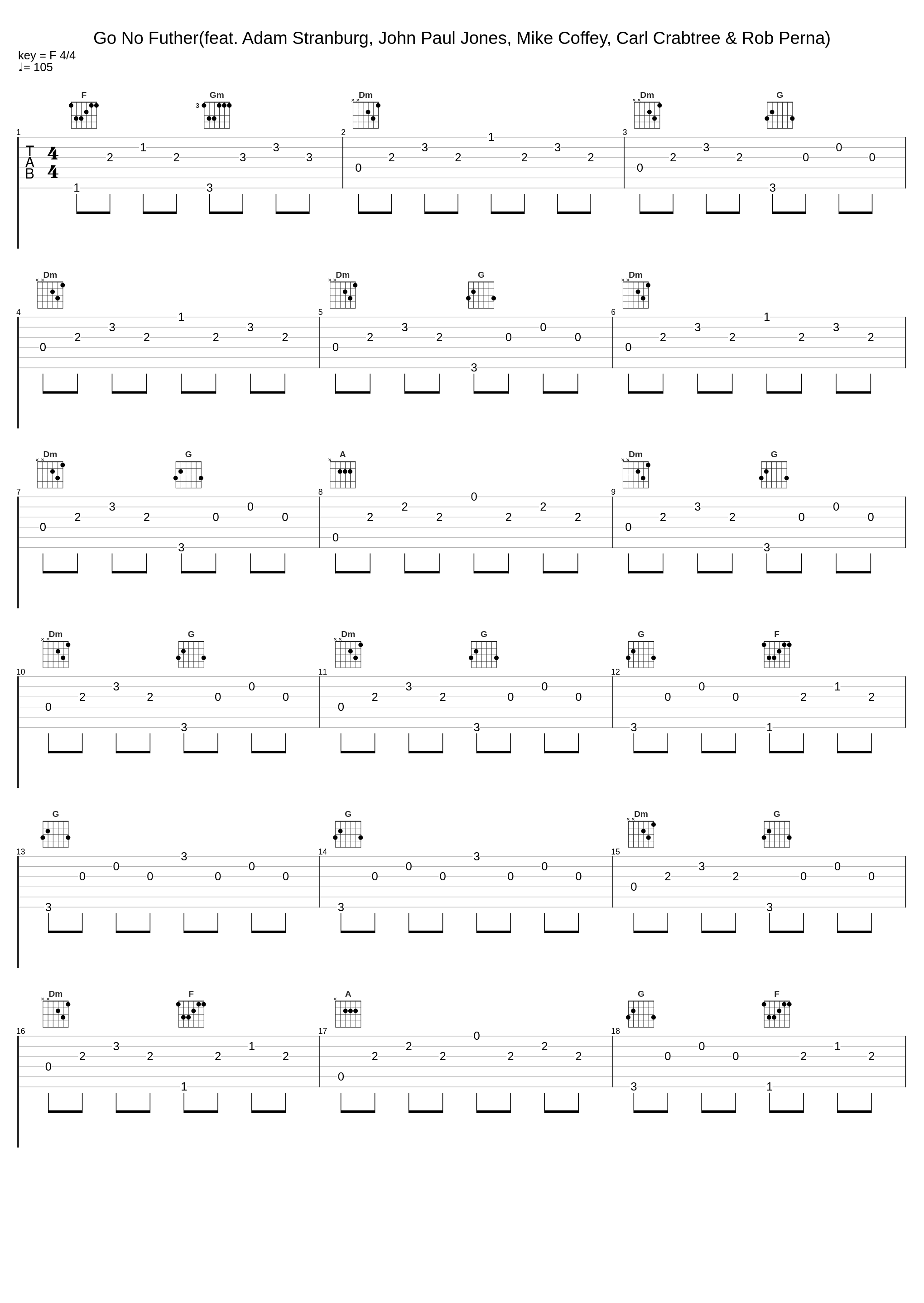 Go No Futher(feat. Adam Stranburg, John Paul Jones, Mike Coffey, Carl Crabtree & Rob Perna)_James Pritchard,Adam Stranburg,John Paul Jones,Mike Coffey,Carl Crabtree,Rob Perna_1
