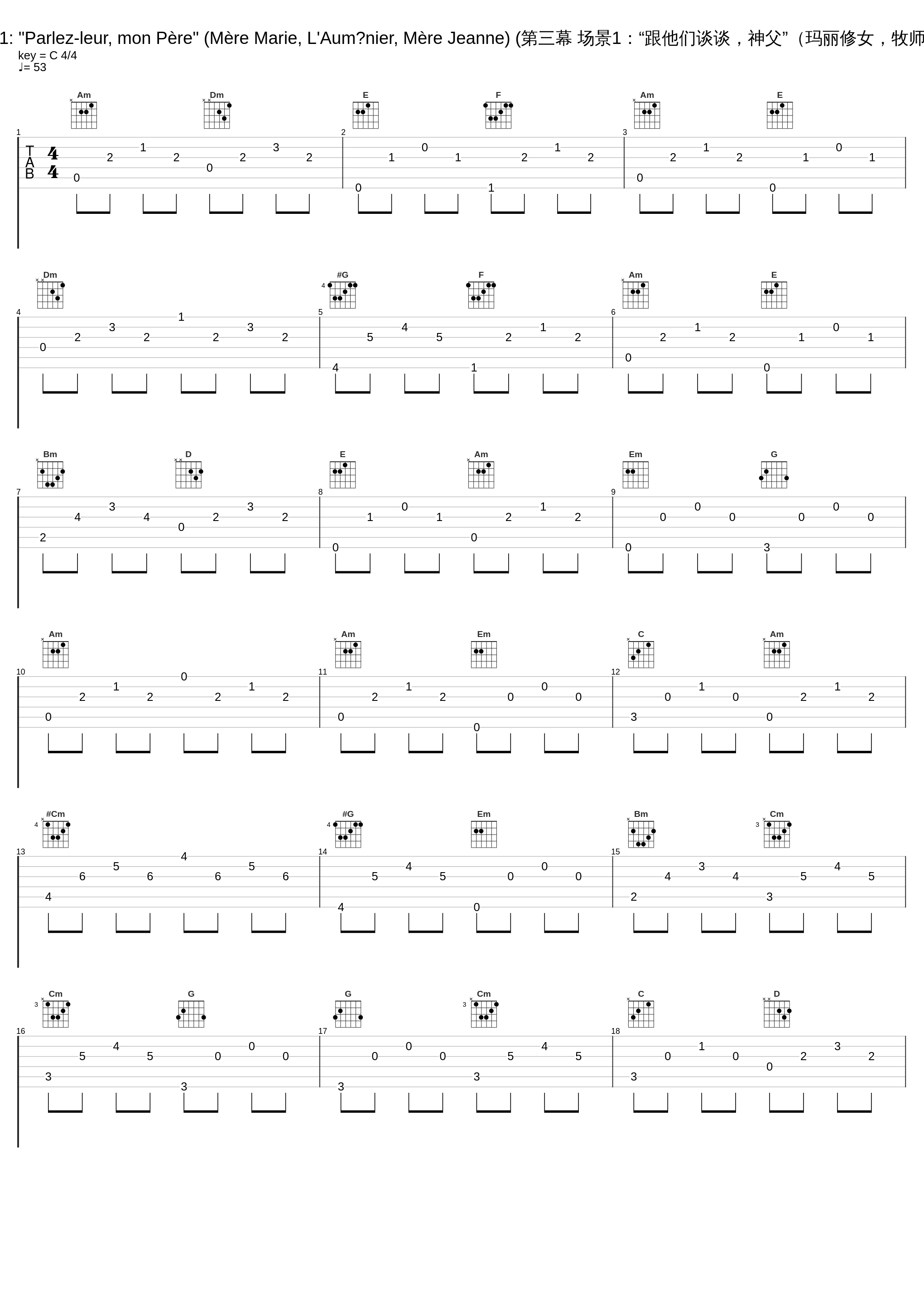 Act 3 Tableau 1: "Parlez-leur, mon Père" (Mère Marie, L'Aumônier, Mère Jeanne) (第三幕 场景1：“跟他们谈谈，神父”（玛丽修女，牧师，珍妮妈妈）)_John Eliot Gardiner,Catherine Dubosc,Jean-Luc Viala,Rita Gorr,Rachel Yakar,Martine Dupuy,Brigitte Fournier,Michel Sénéchal,François Le Roux,Marie Boyer,Helene Perraguin,Georges Gautier,Yves Bisson,Vincent Le Texier,Eric Freulon,Emilio Roman,Nicole_1