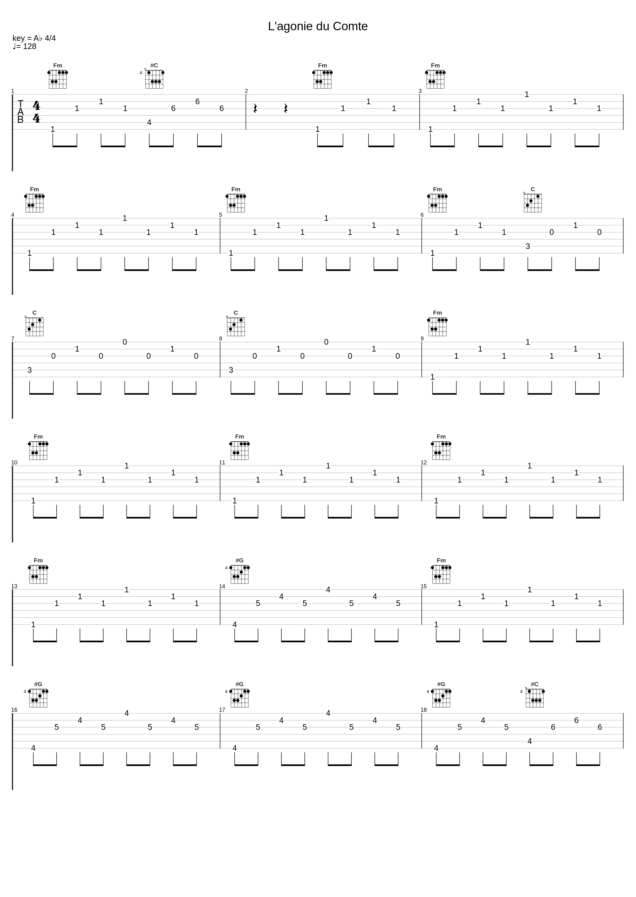 L'agonie du Comte_Maurice Jarre_1