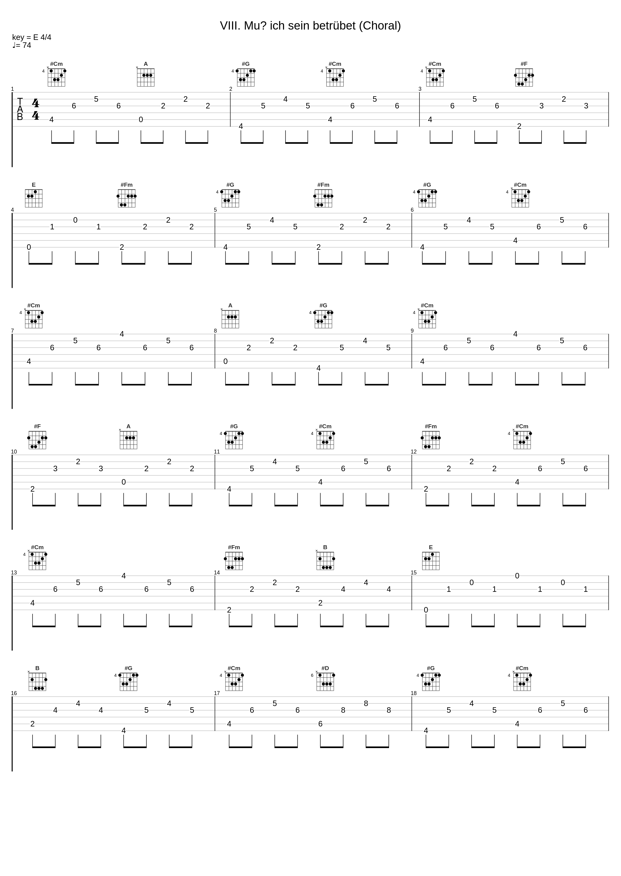 VIII. Muß ich sein betrübet (Choral)_Alexandra Rawohl,Michaela Selinger,Georg Poplutz,Peter Harvey,Rudolf Lutz,Chor der J.S. Bach-Stiftung,Johann Sebastian Bach_1