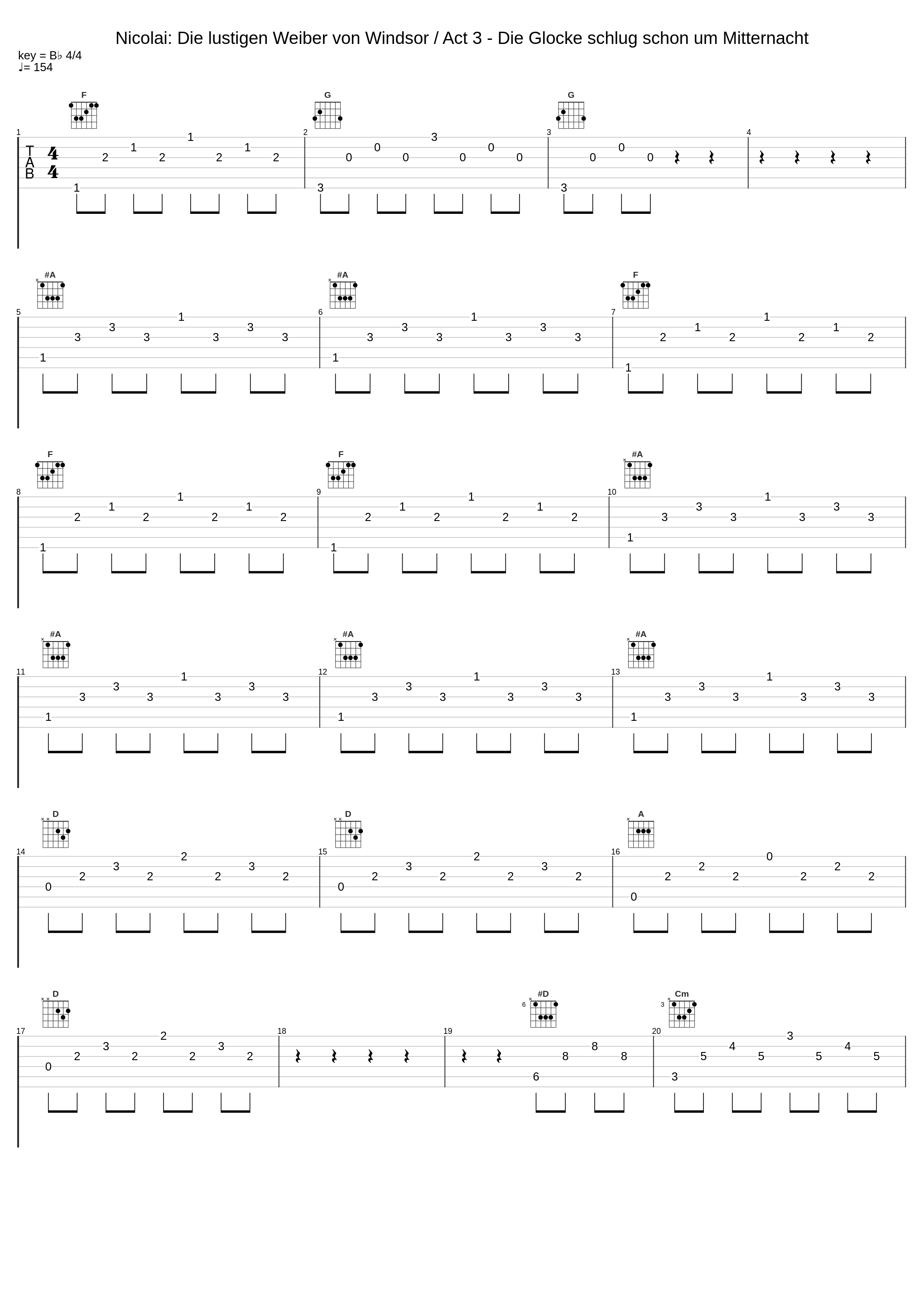 Nicolai: Die lustigen Weiber von Windsor / Act 3 - Die Glocke schlug schon um Mitternacht_Karl Ridderbusch,Helen Donath,Trudeliese Schmidt,Symphonie Orchester des Bayerischen Rundfunks,Rafael Kubelik_1